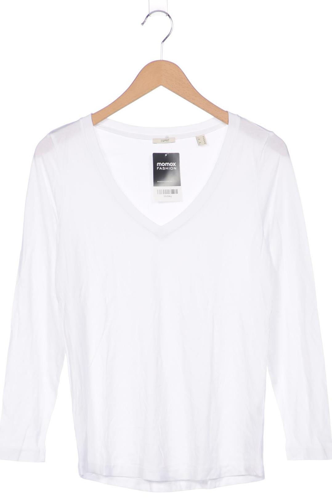 

Esprit Damen Langarmshirt, weiß, Gr. 36