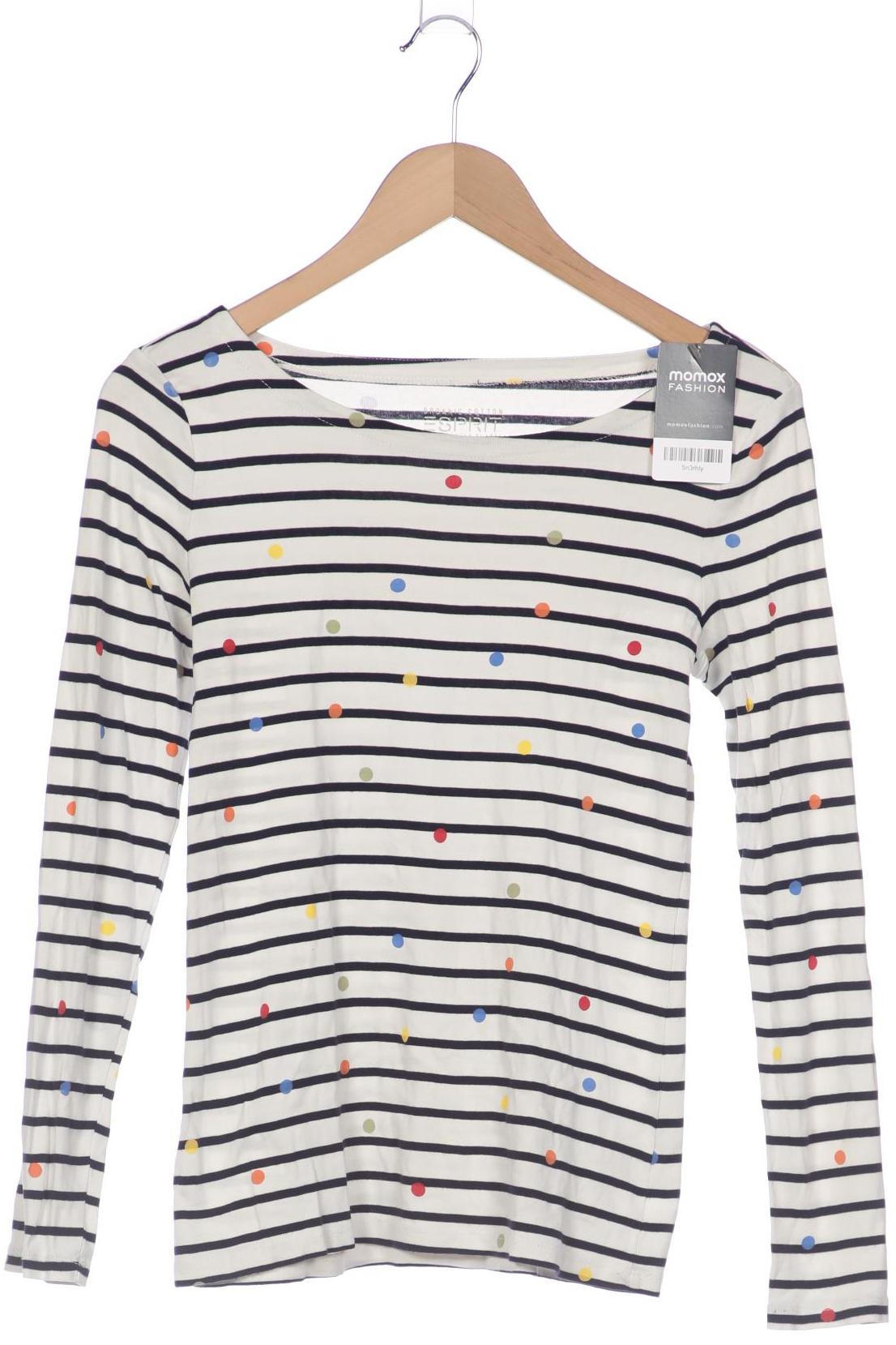 

Esprit Damen Langarmshirt, weiß, Gr. 38