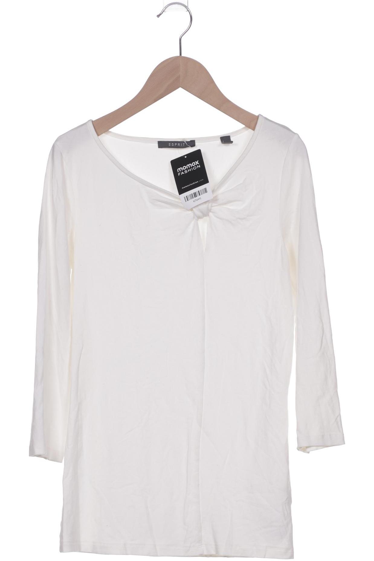 

Esprit Damen Langarmshirt, weiß, Gr. 38