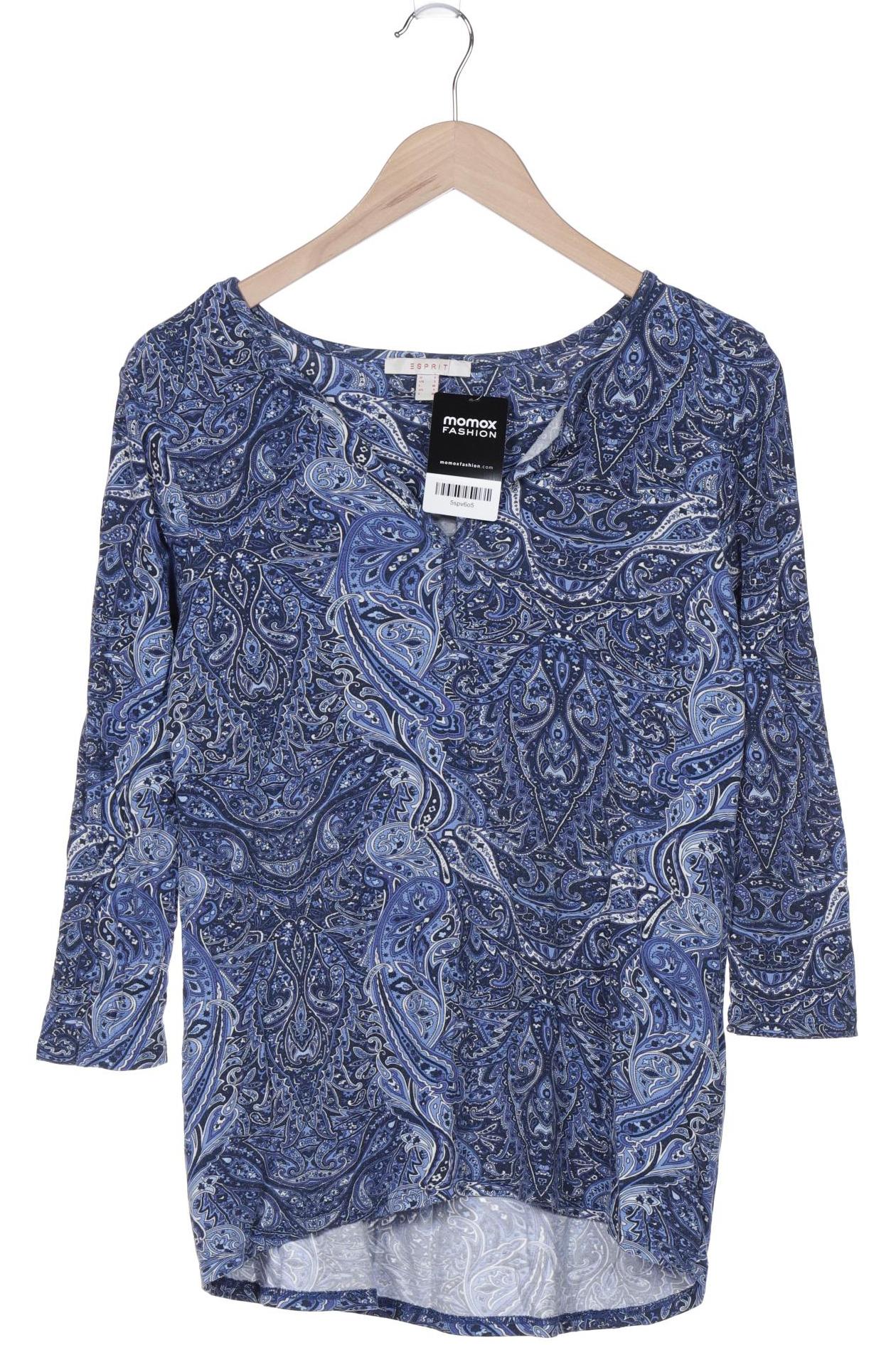 

Esprit Damen Langarmshirt, blau, Gr. 36