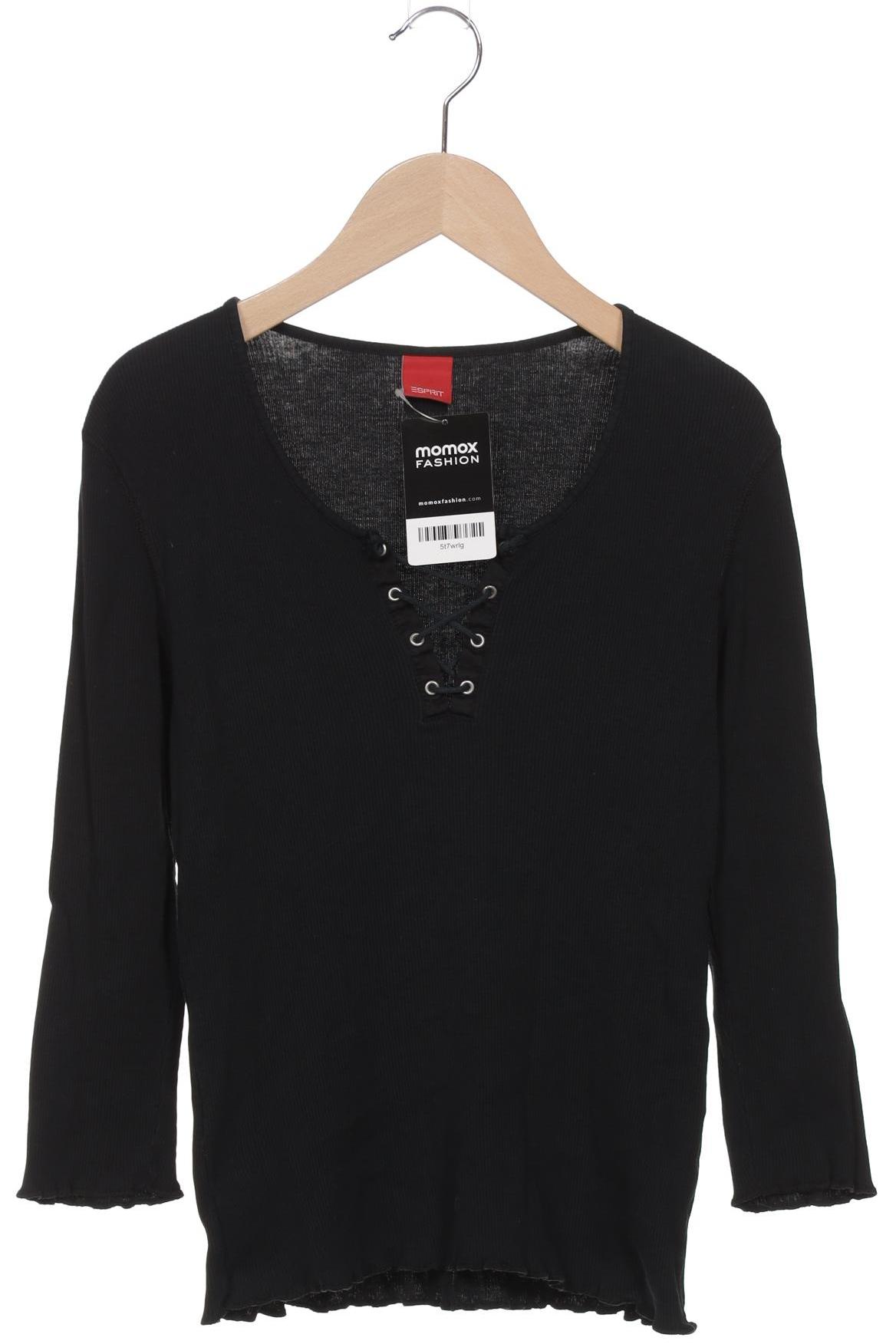 

Esprit Damen Langarmshirt, schwarz, Gr. 38