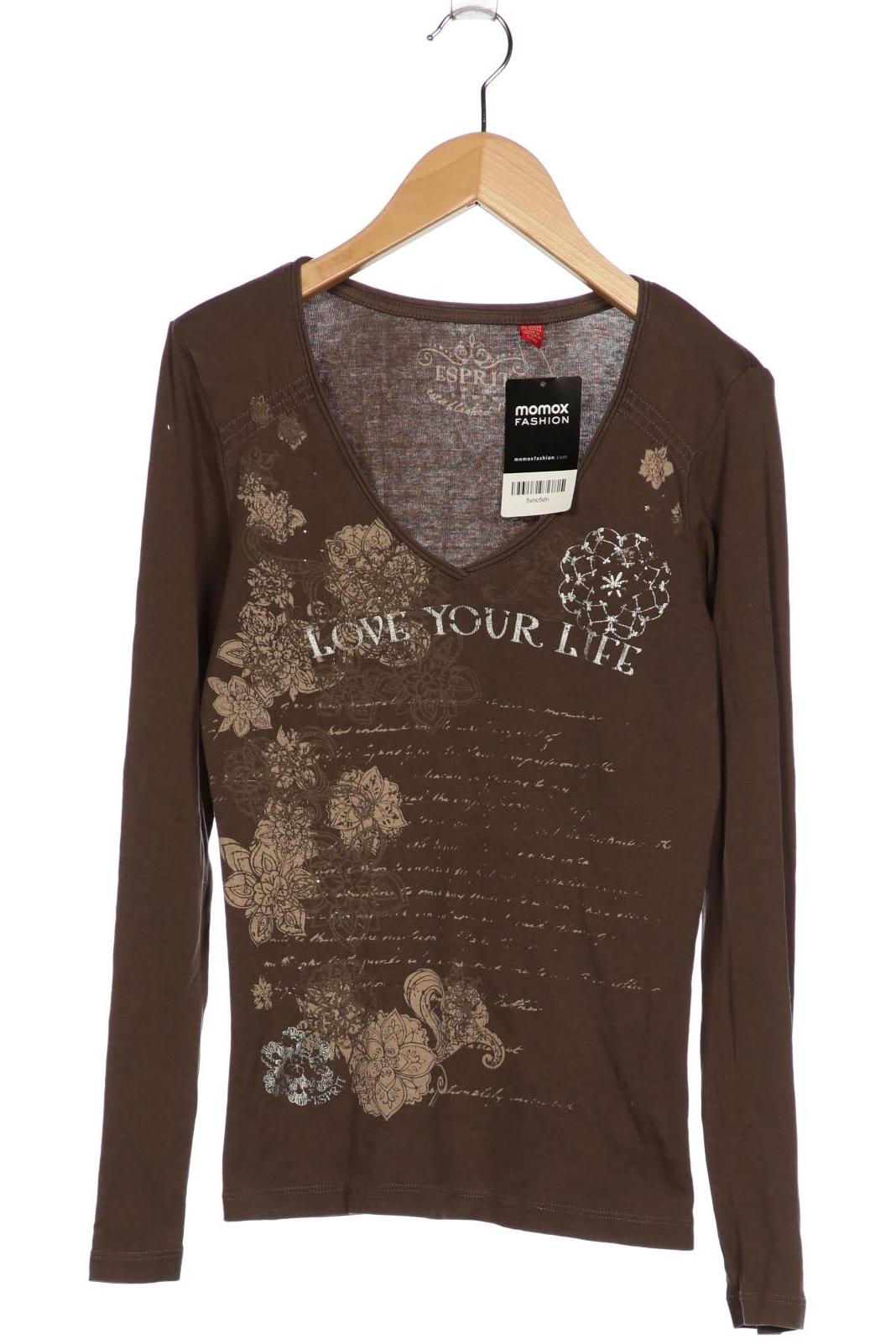 

Esprit Damen Langarmshirt, braun, Gr. 36