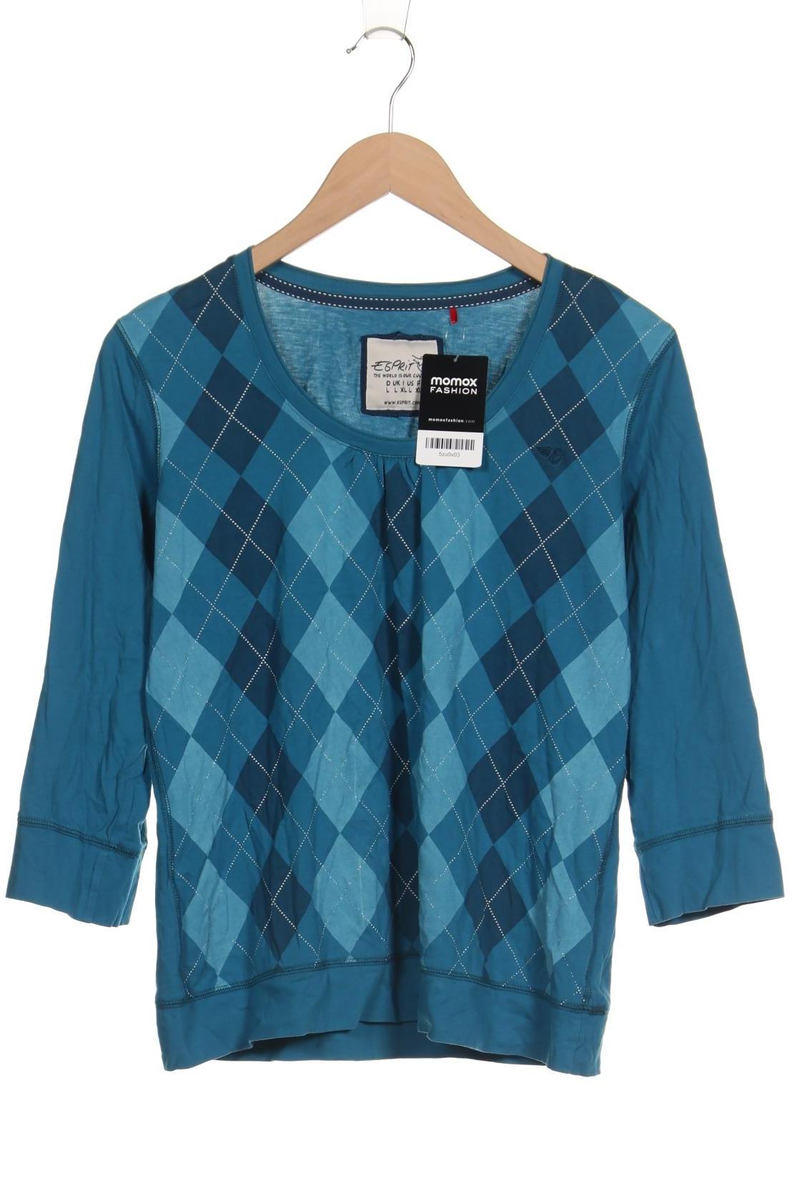 

Esprit Damen Langarmshirt, blau, Gr. 42