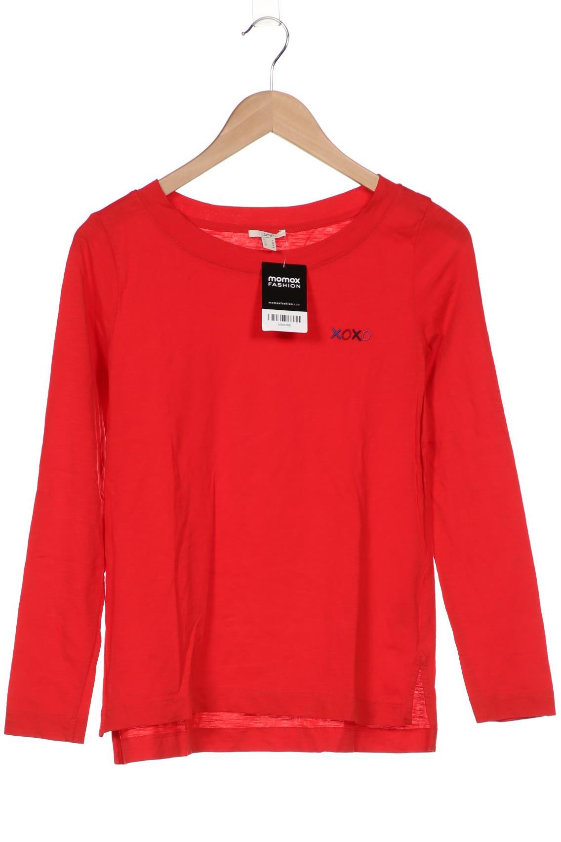 

Esprit Damen Langarmshirt, rot, Gr. 36