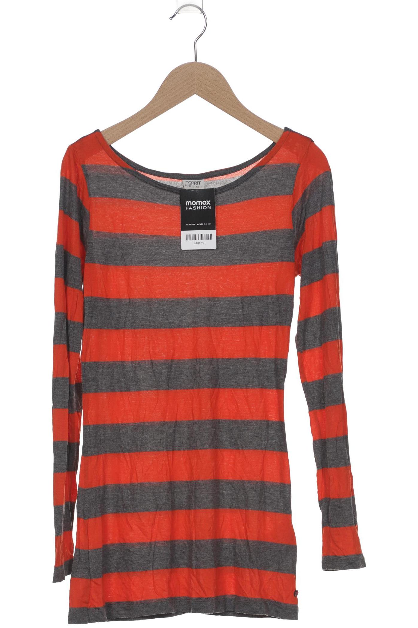 

Esprit Damen Langarmshirt, orange, Gr. 34