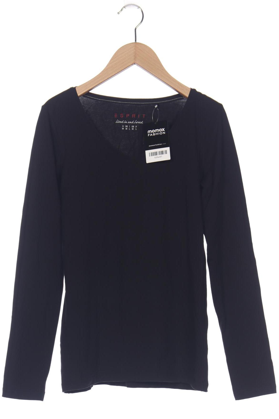 

Esprit Damen Langarmshirt, schwarz, Gr. 38