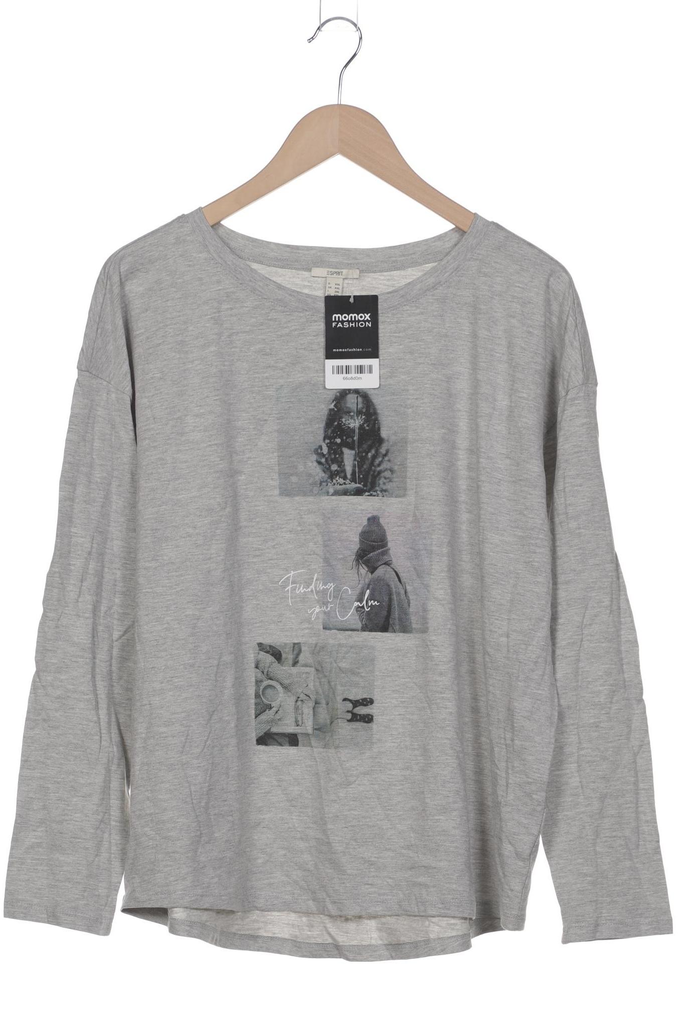 

Esprit Damen Langarmshirt, grau, Gr. 46