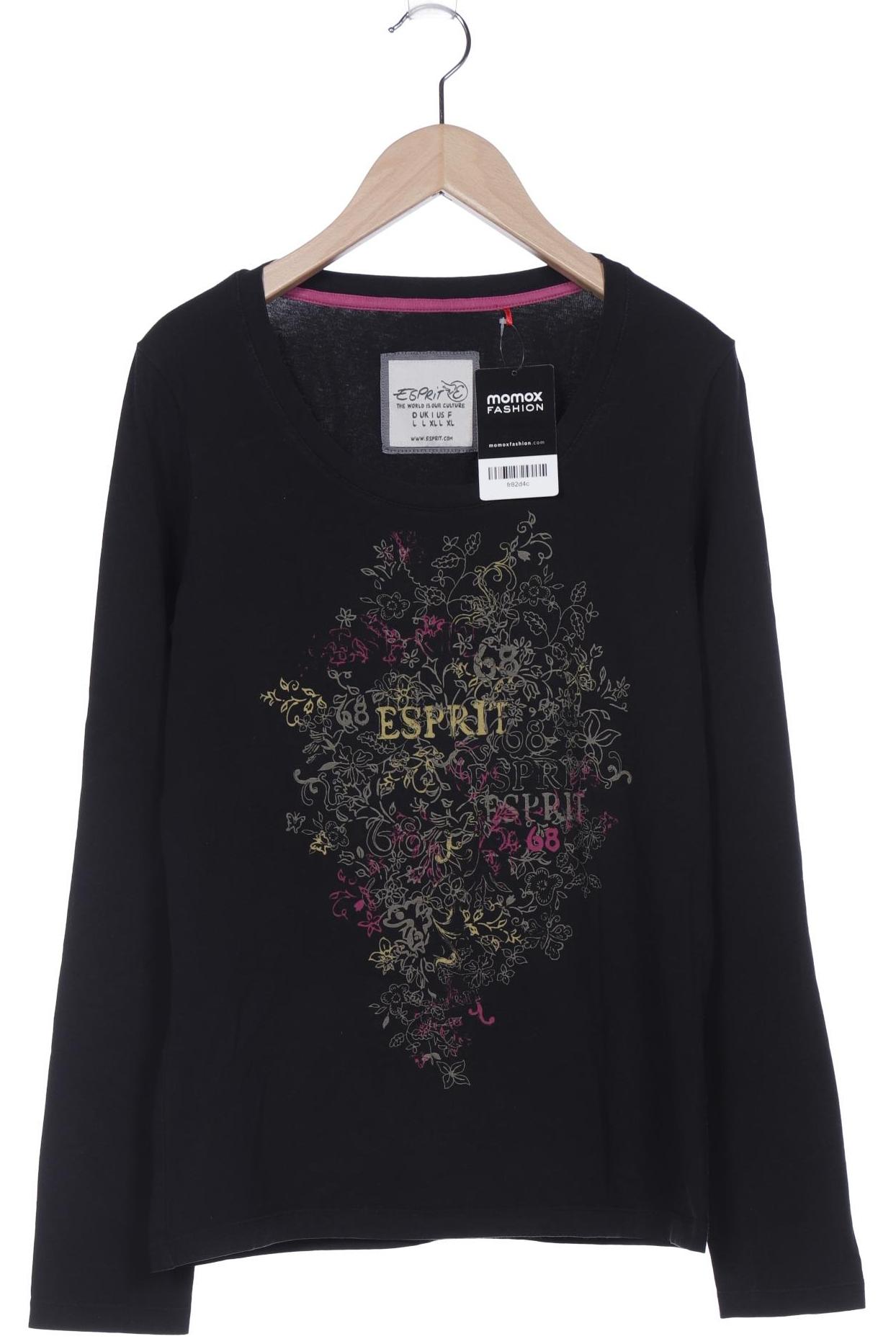 

Esprit Damen Langarmshirt, schwarz, Gr. 42