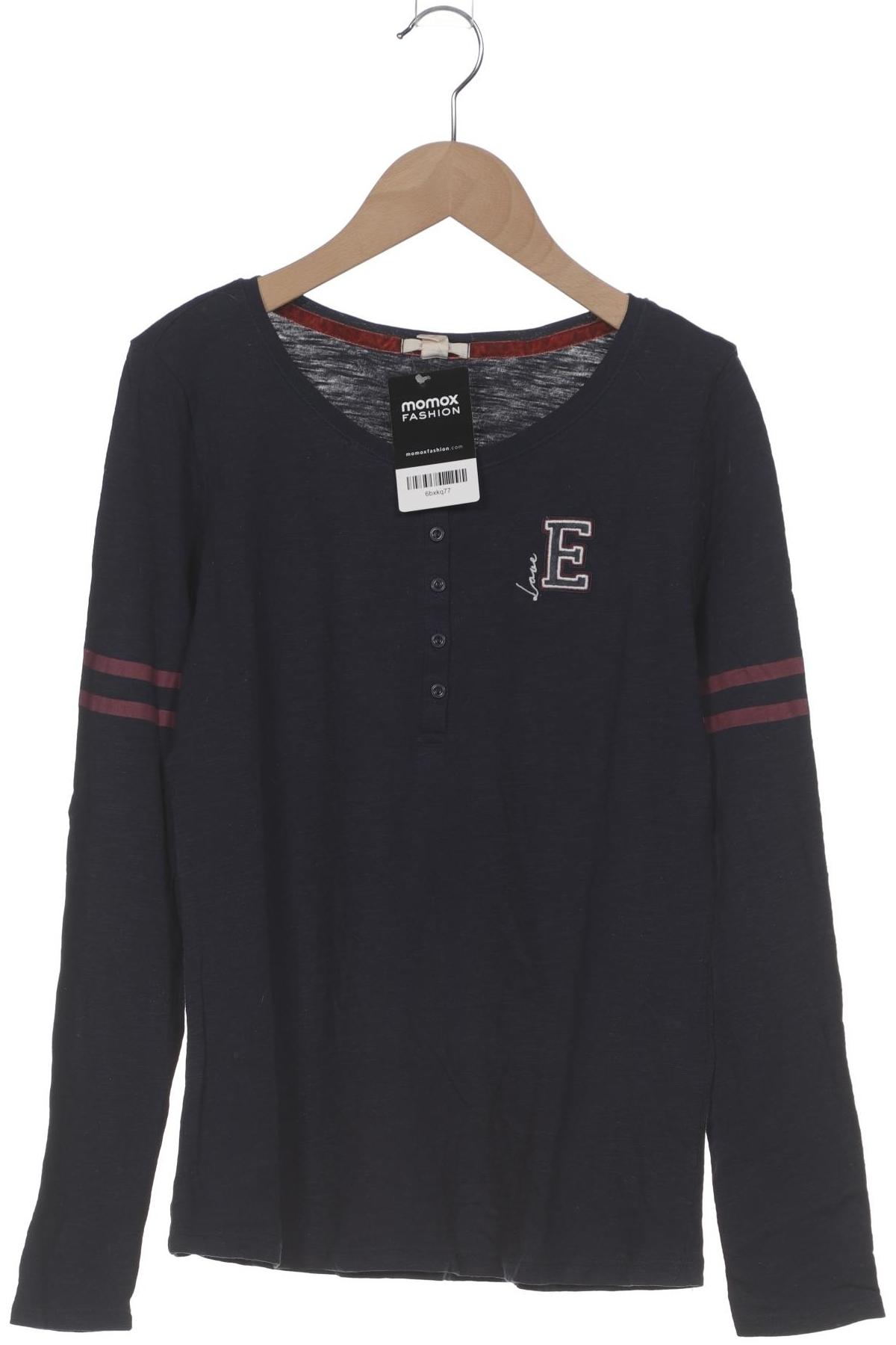 

Esprit Damen Langarmshirt, marineblau, Gr. 34