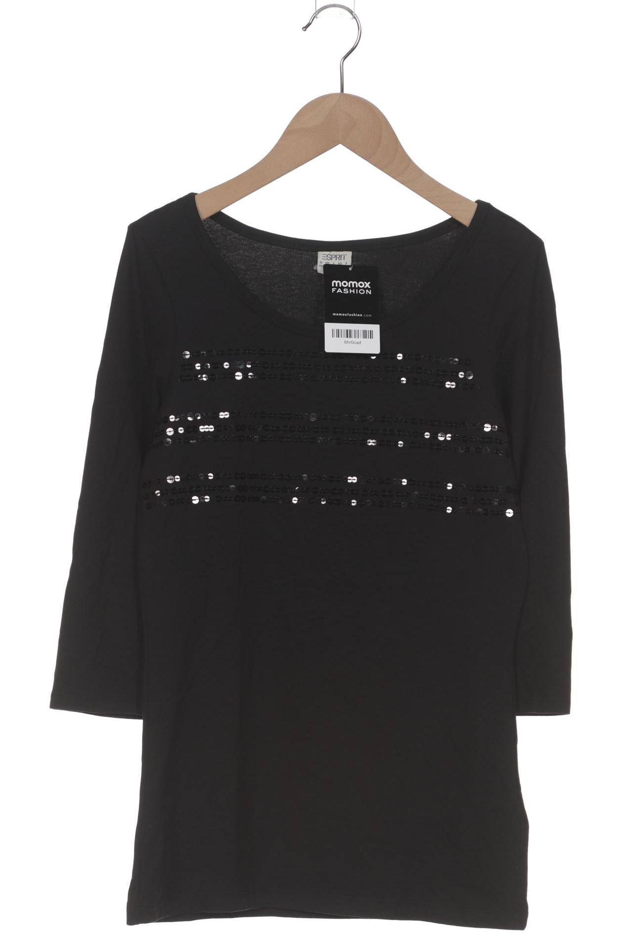 

Esprit Damen Langarmshirt, schwarz, Gr. 34