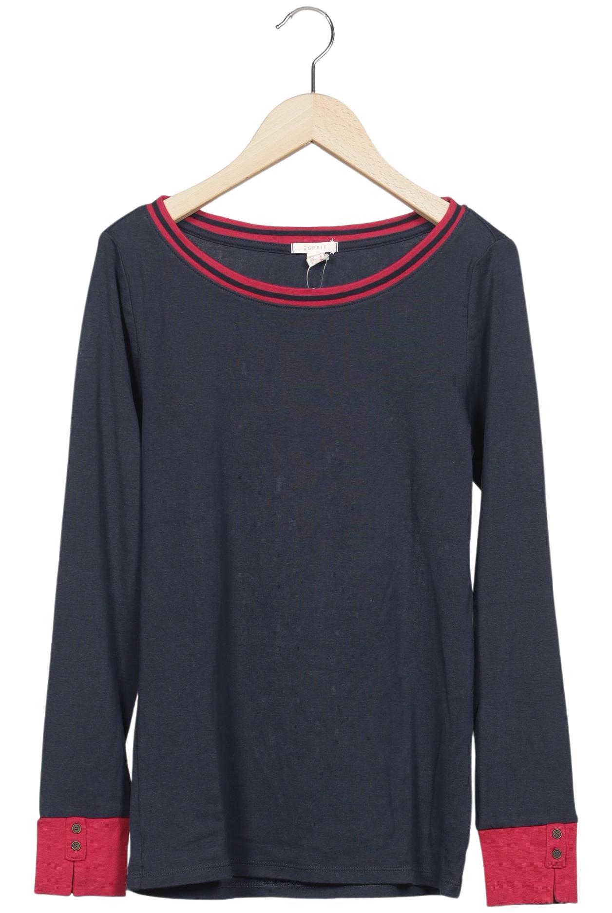 

Esprit Damen Langarmshirt, marineblau, Gr. 36