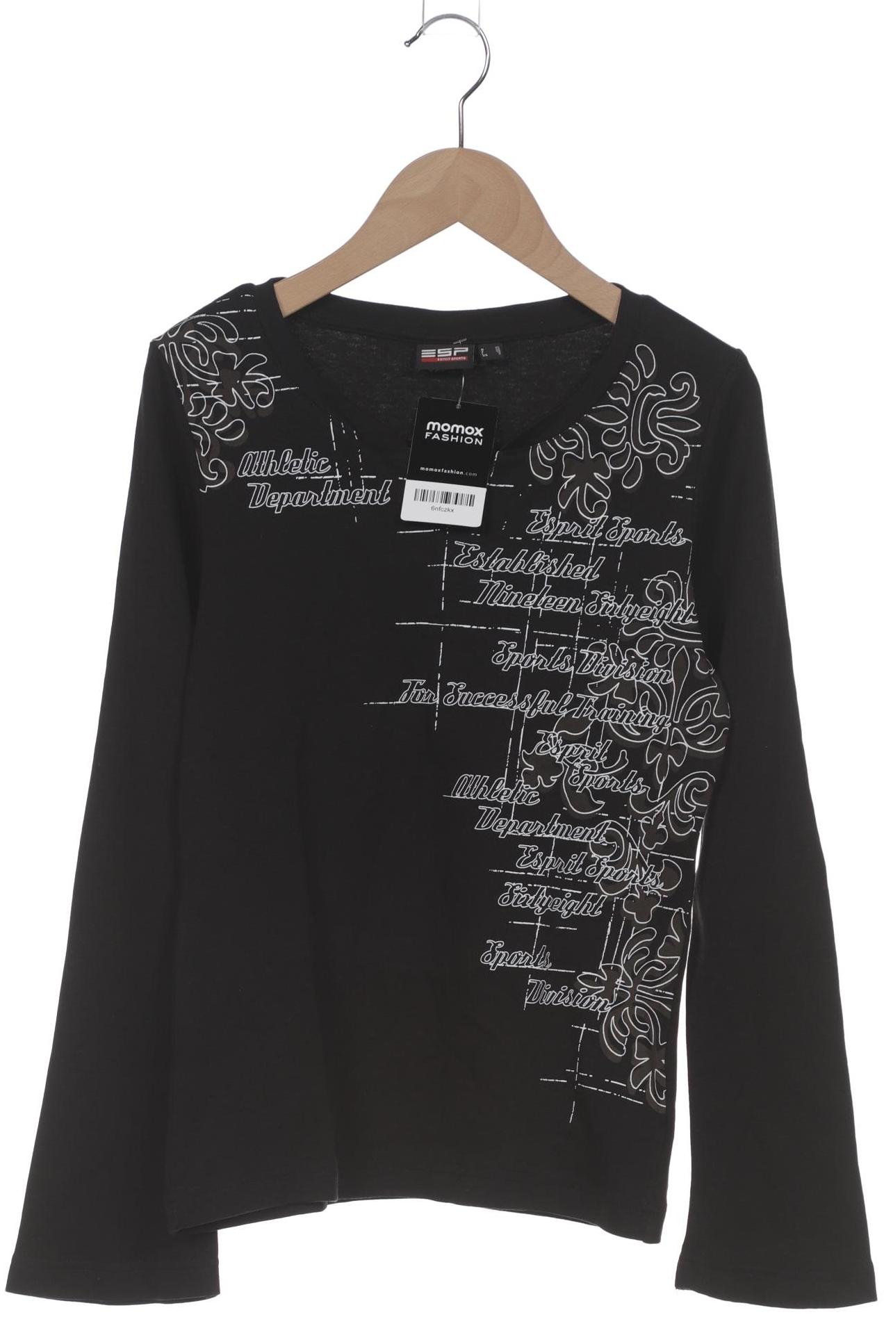 

Esprit Damen Langarmshirt, schwarz, Gr. 36