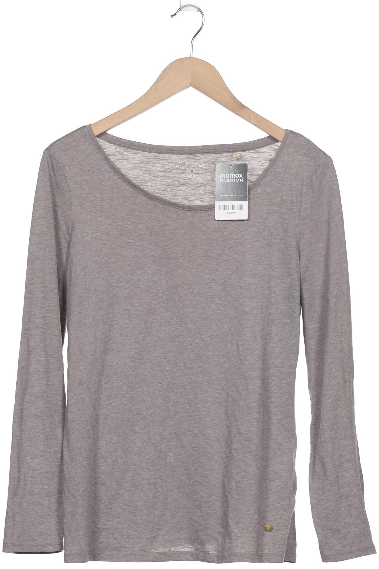 

Esprit Damen Langarmshirt, grau, Gr. 44