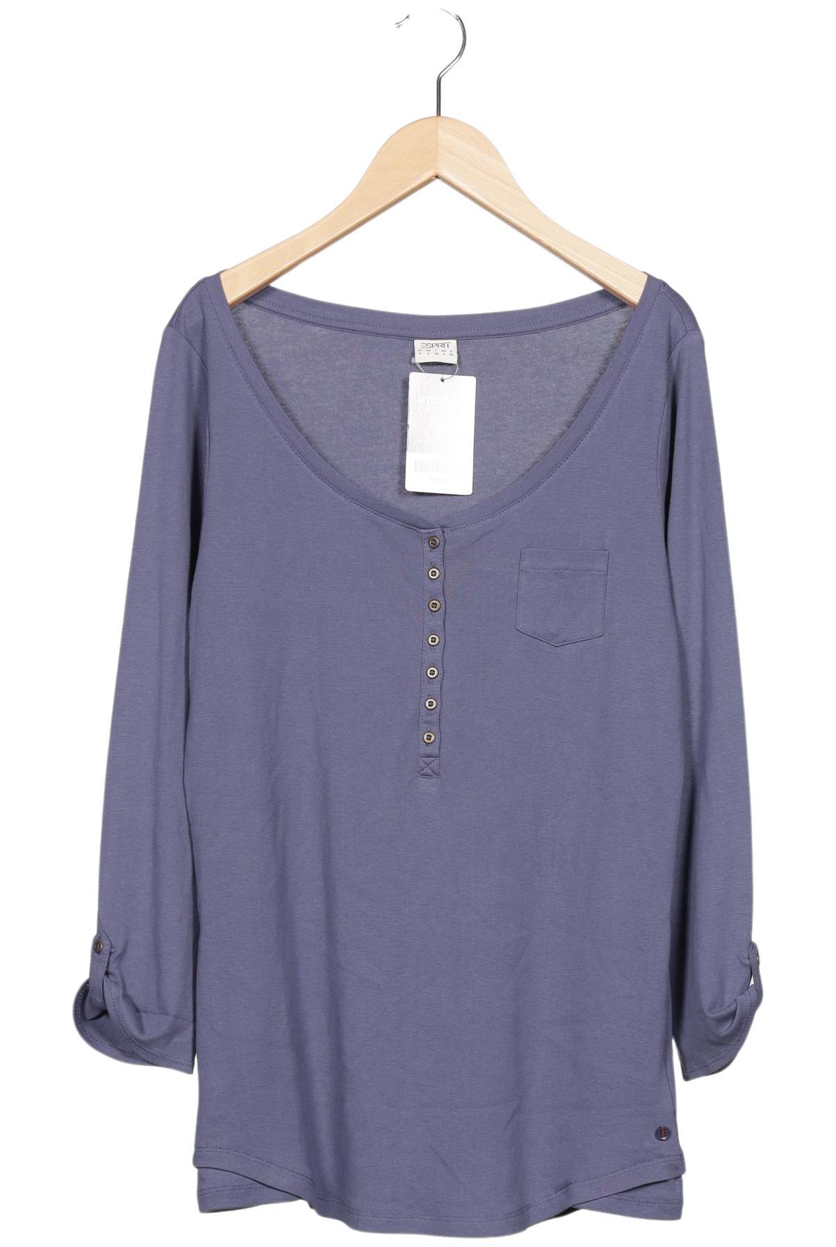 

Esprit Damen Langarmshirt, blau, Gr. 42