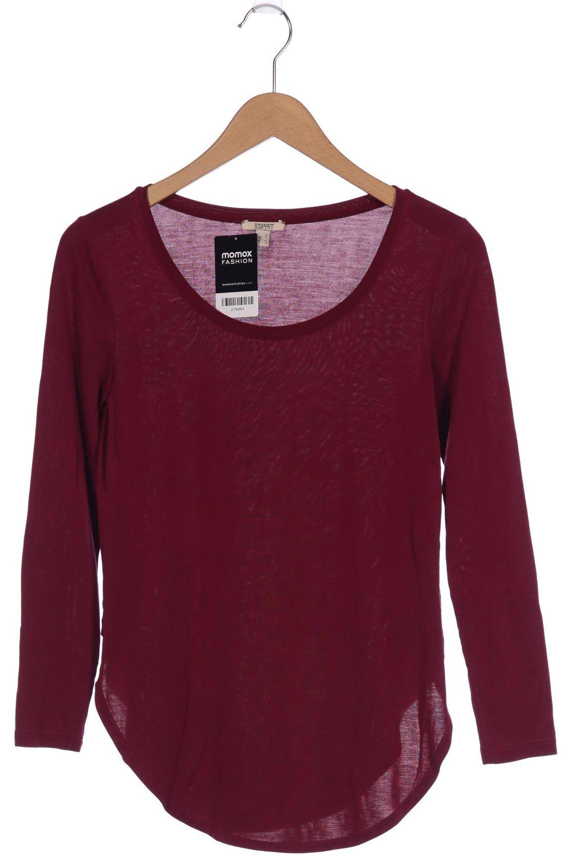 

Esprit Damen Langarmshirt, bordeaux, Gr. 34