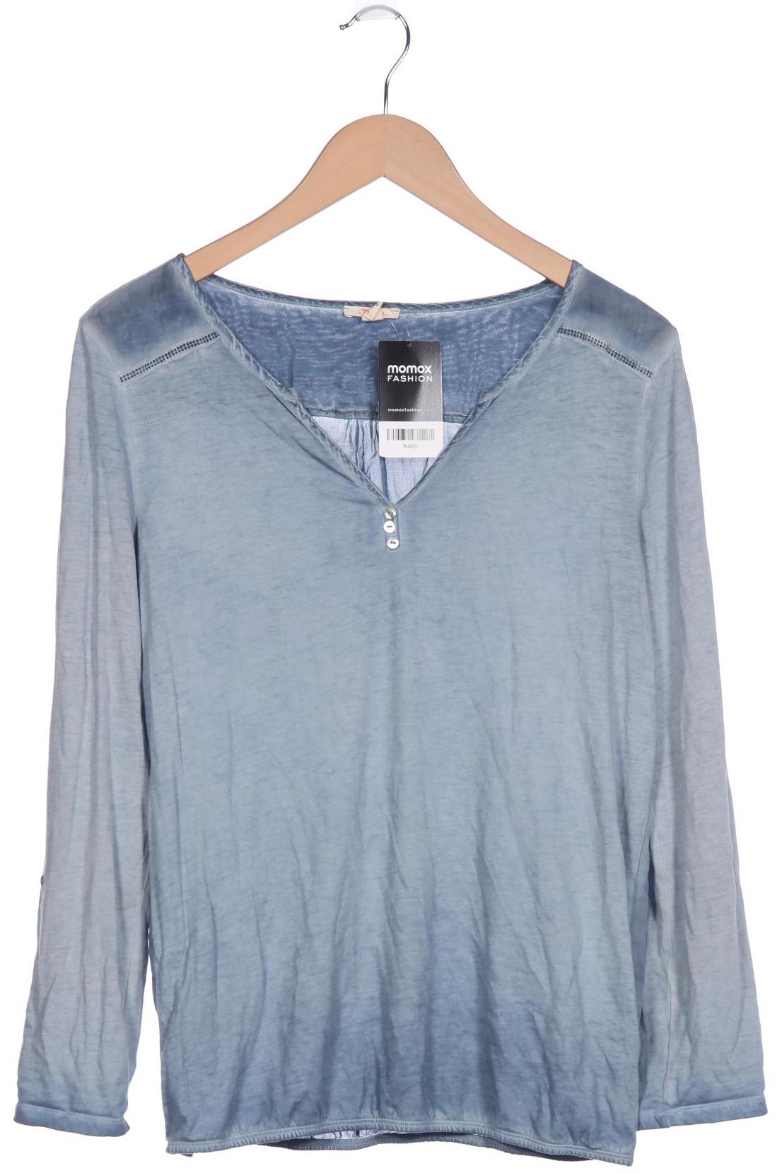 

Esprit Damen Langarmshirt, blau, Gr. 36