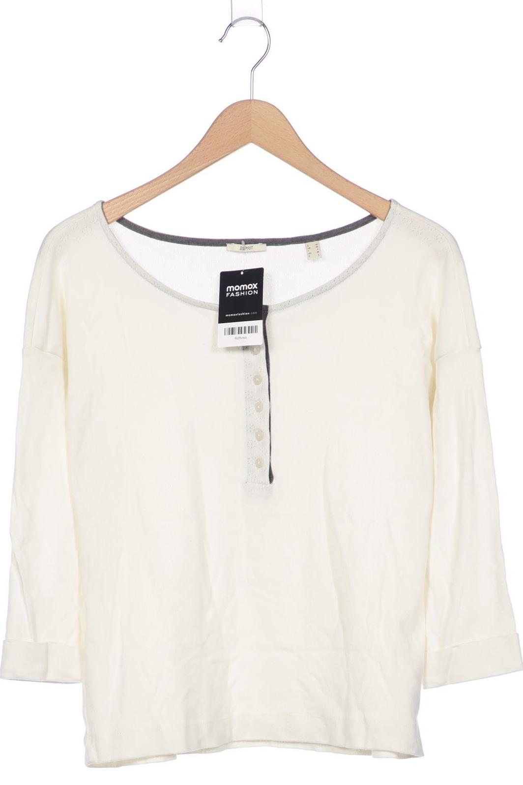 

Esprit Damen Langarmshirt, weiß, Gr. 38