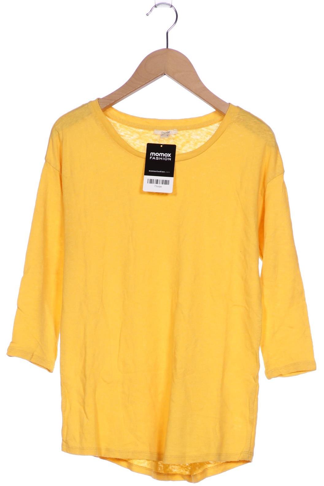 

Esprit Damen Langarmshirt, gelb, Gr. 34