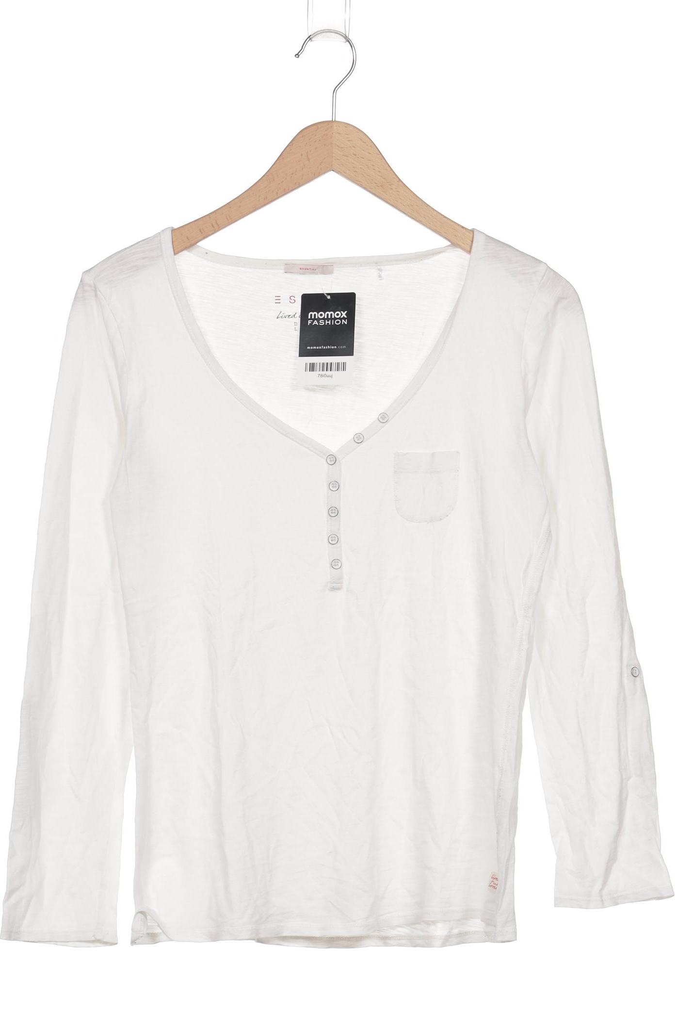 

Esprit Damen Langarmshirt, weiß, Gr. 42