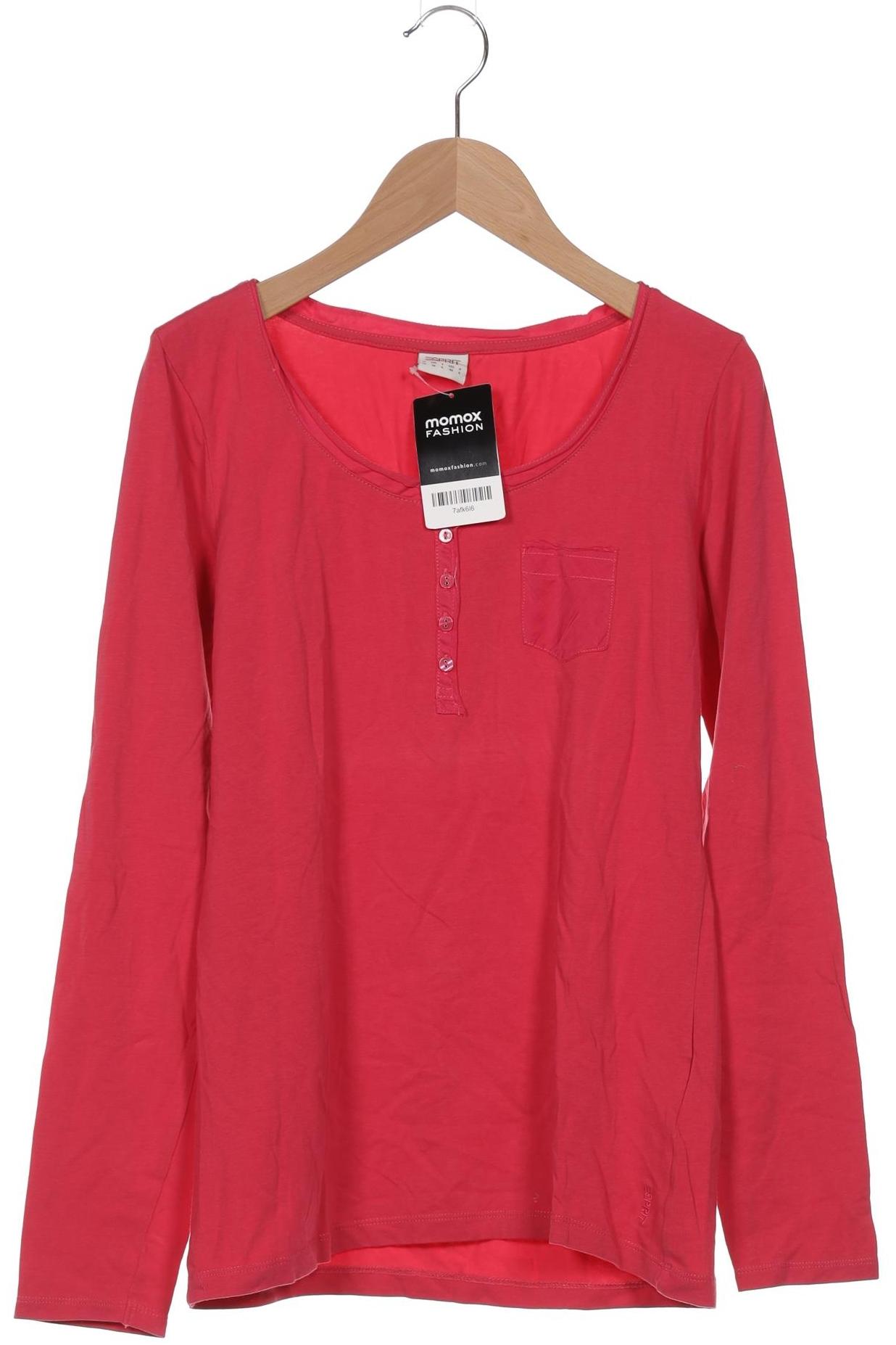 

Esprit Damen Langarmshirt, pink, Gr. 38