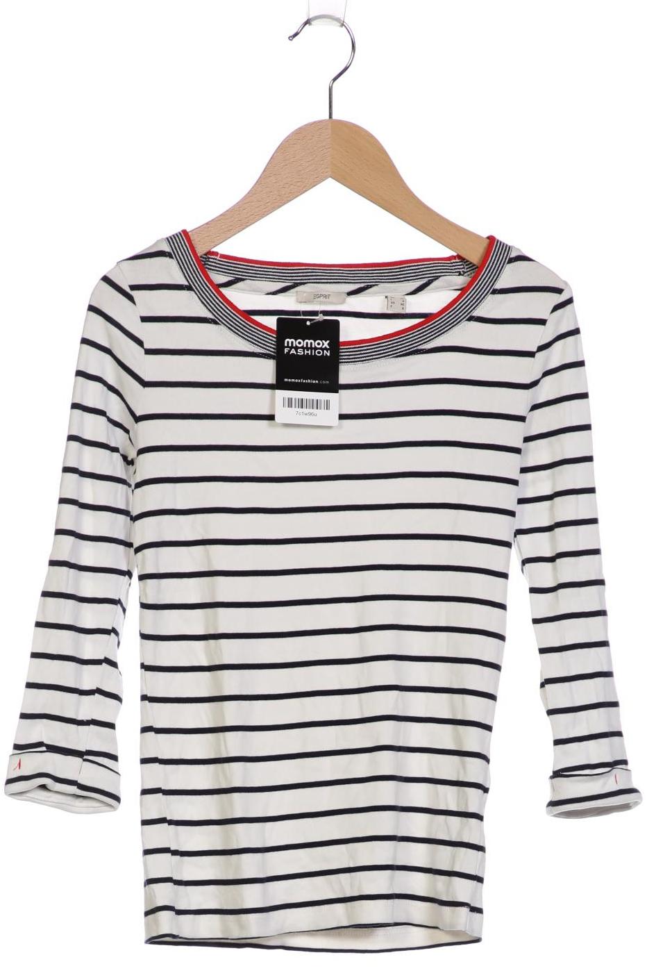 

Esprit Damen Langarmshirt, weiß, Gr. 34