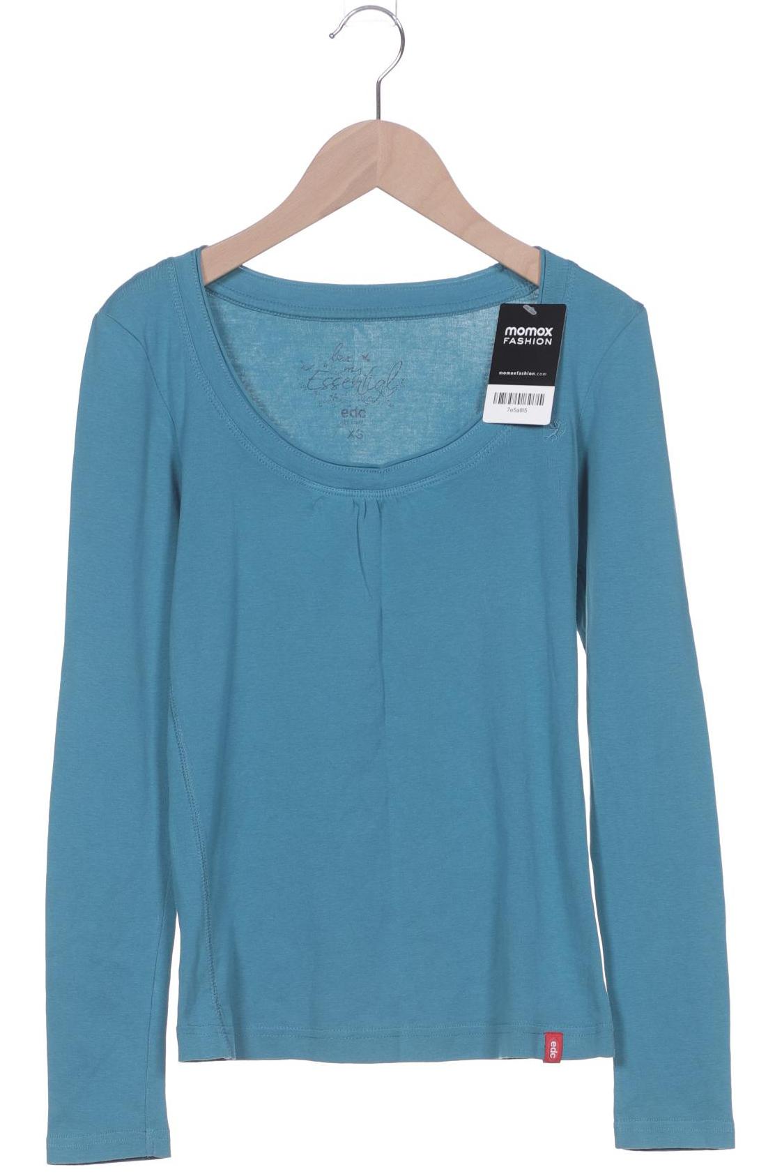 

Esprit Damen Langarmshirt, blau, Gr. 34