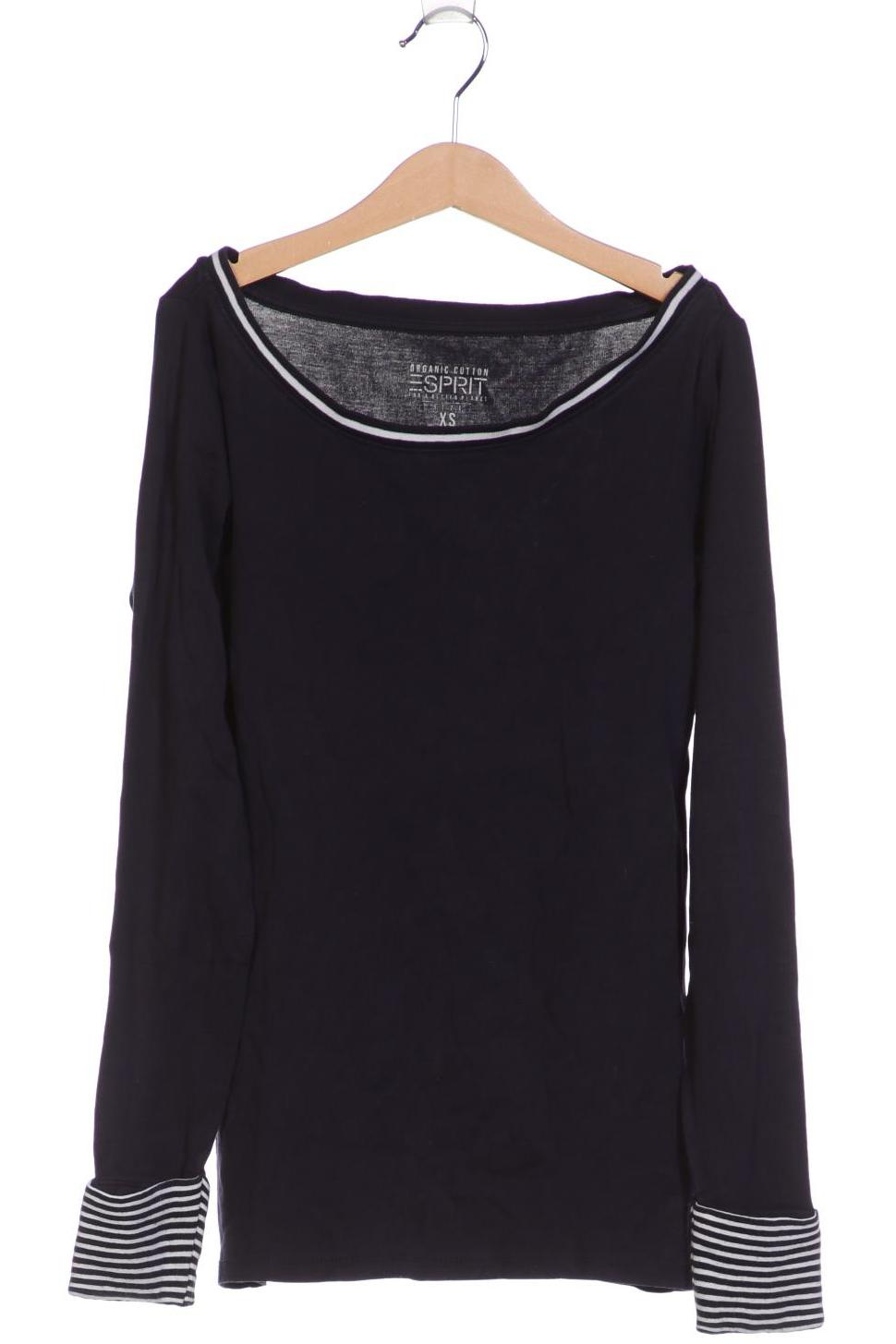 

Esprit Damen Langarmshirt, marineblau, Gr. 34