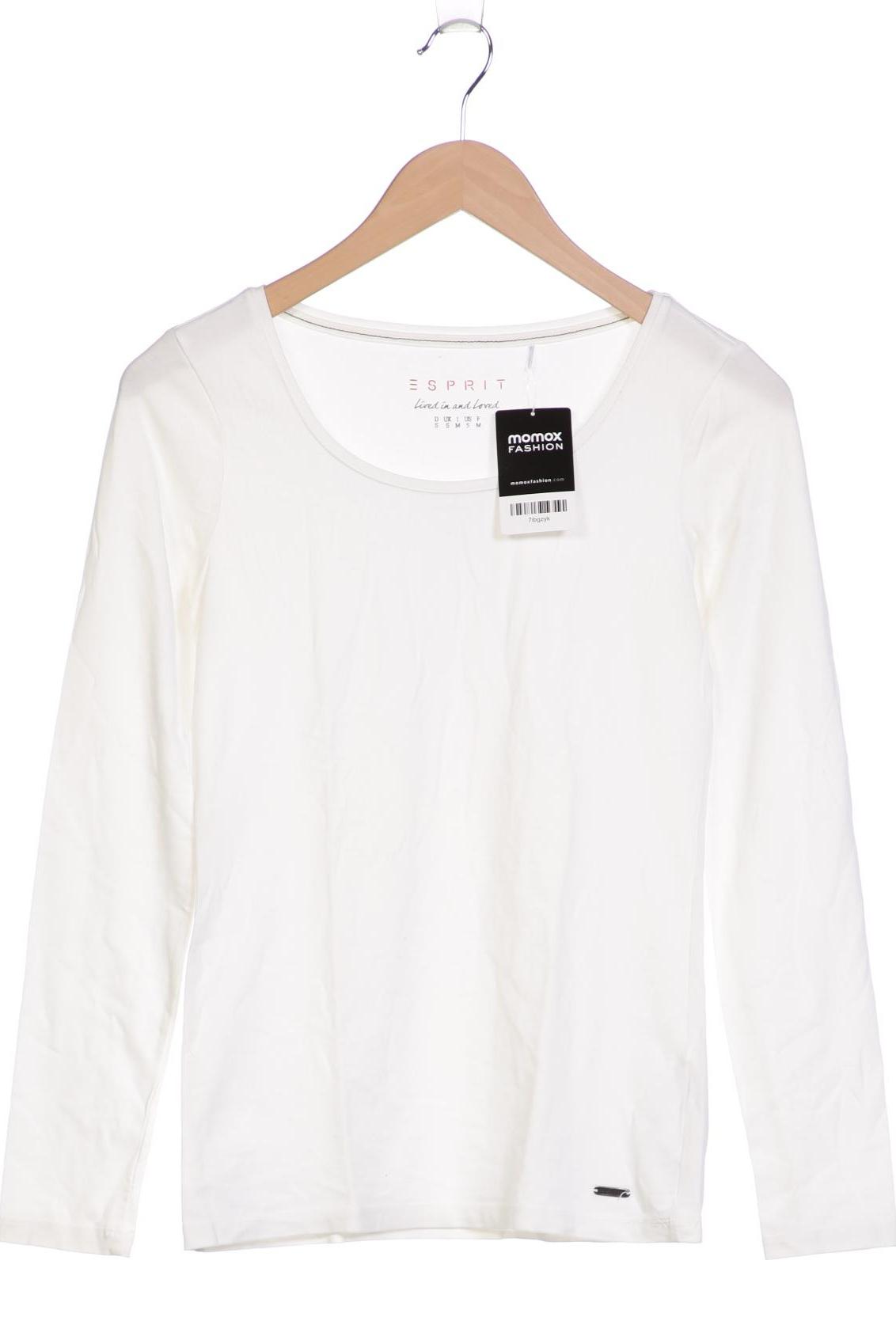 

Esprit Damen Langarmshirt, weiß, Gr. 36