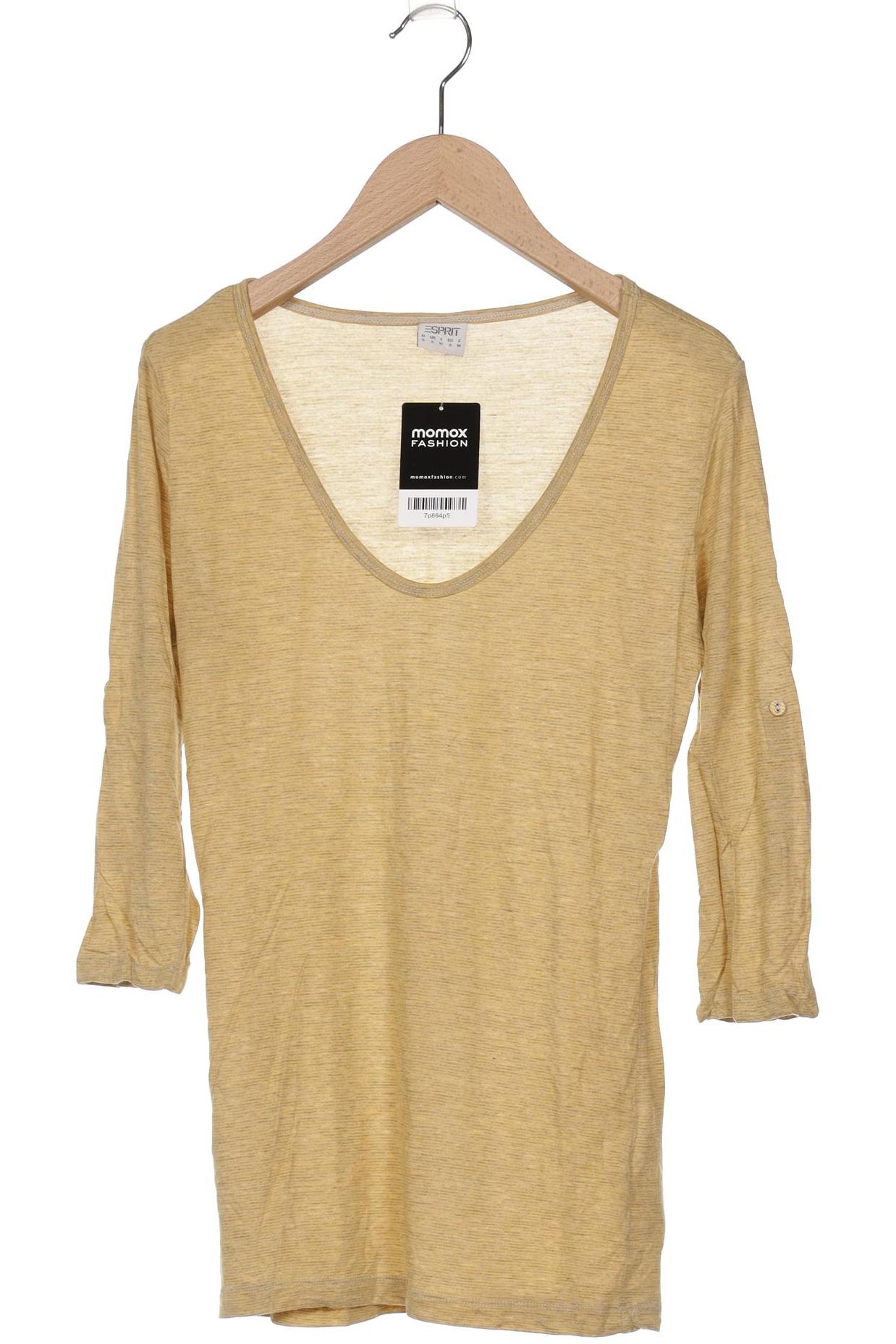 

Esprit Damen Langarmshirt, gelb, Gr. 36