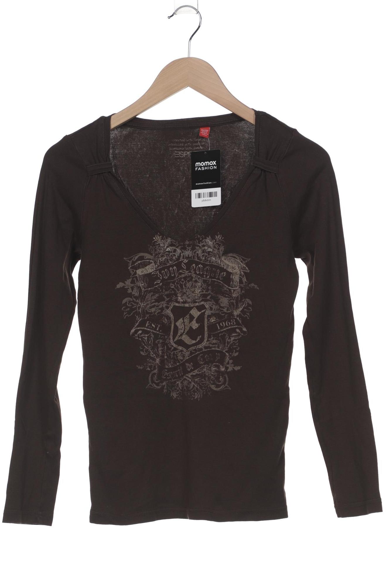 

Esprit Damen Langarmshirt, braun, Gr. 38