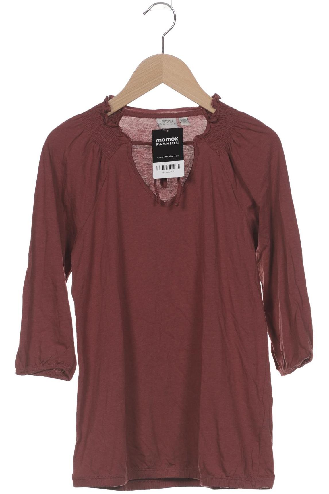 

Esprit Damen Langarmshirt, bordeaux, Gr. 34