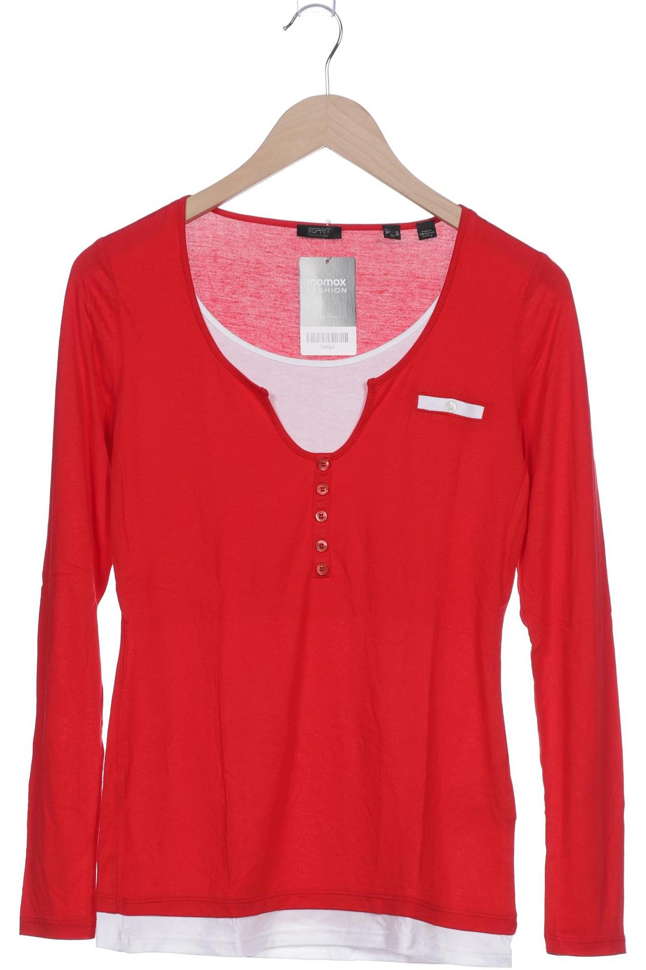 

Esprit Damen Langarmshirt, rot, Gr. 36