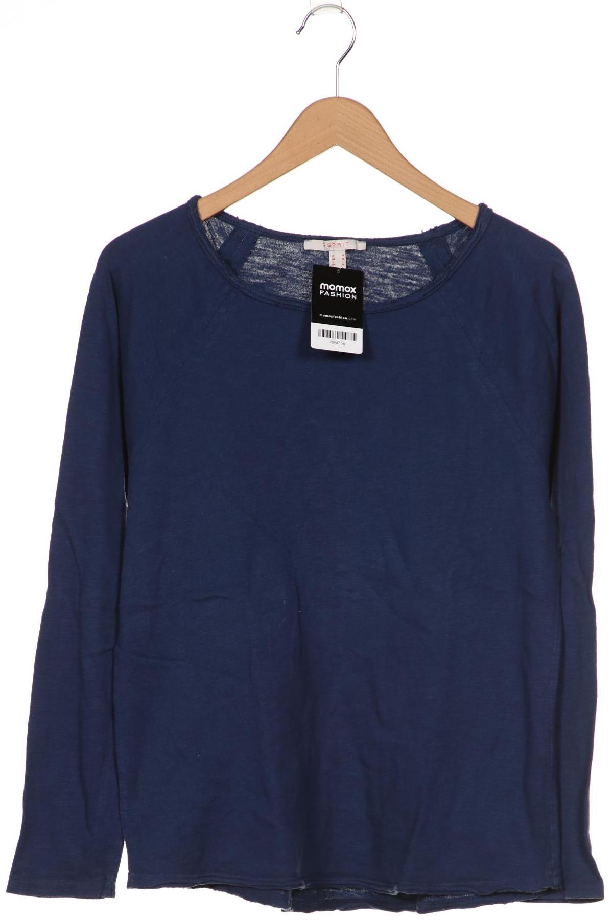 

Esprit Damen Langarmshirt, blau, Gr. 38