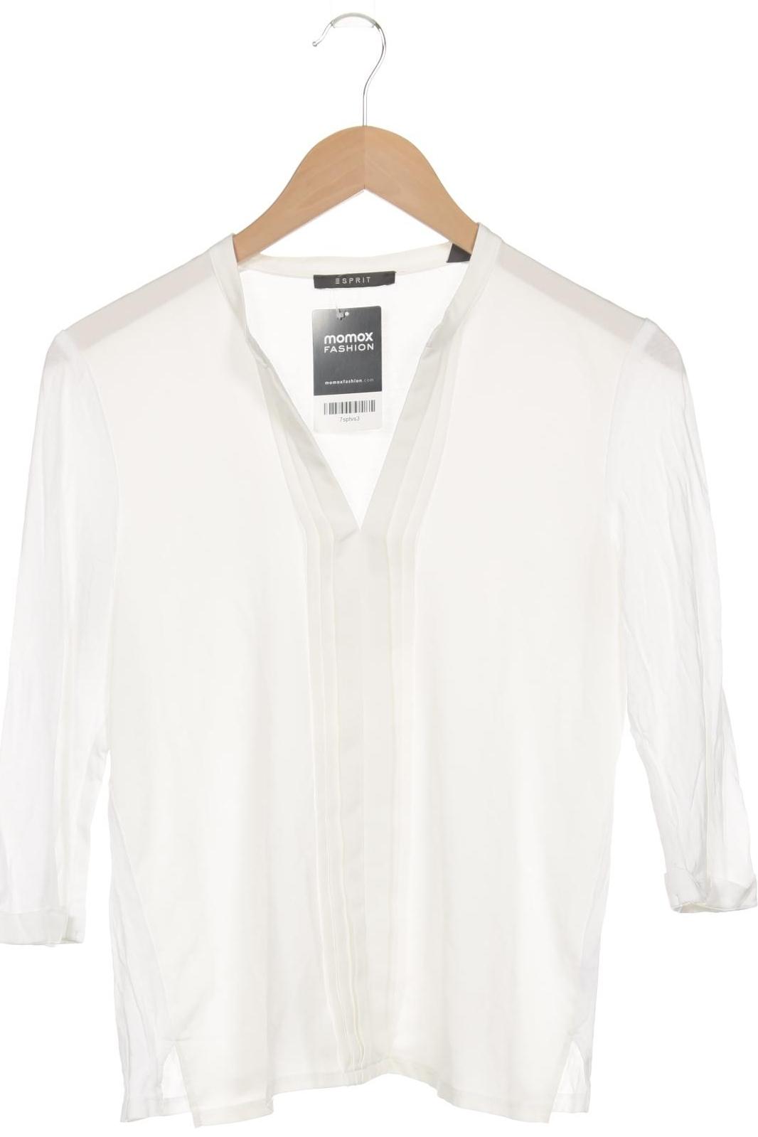 

Esprit Damen Langarmshirt, weiß, Gr. 36