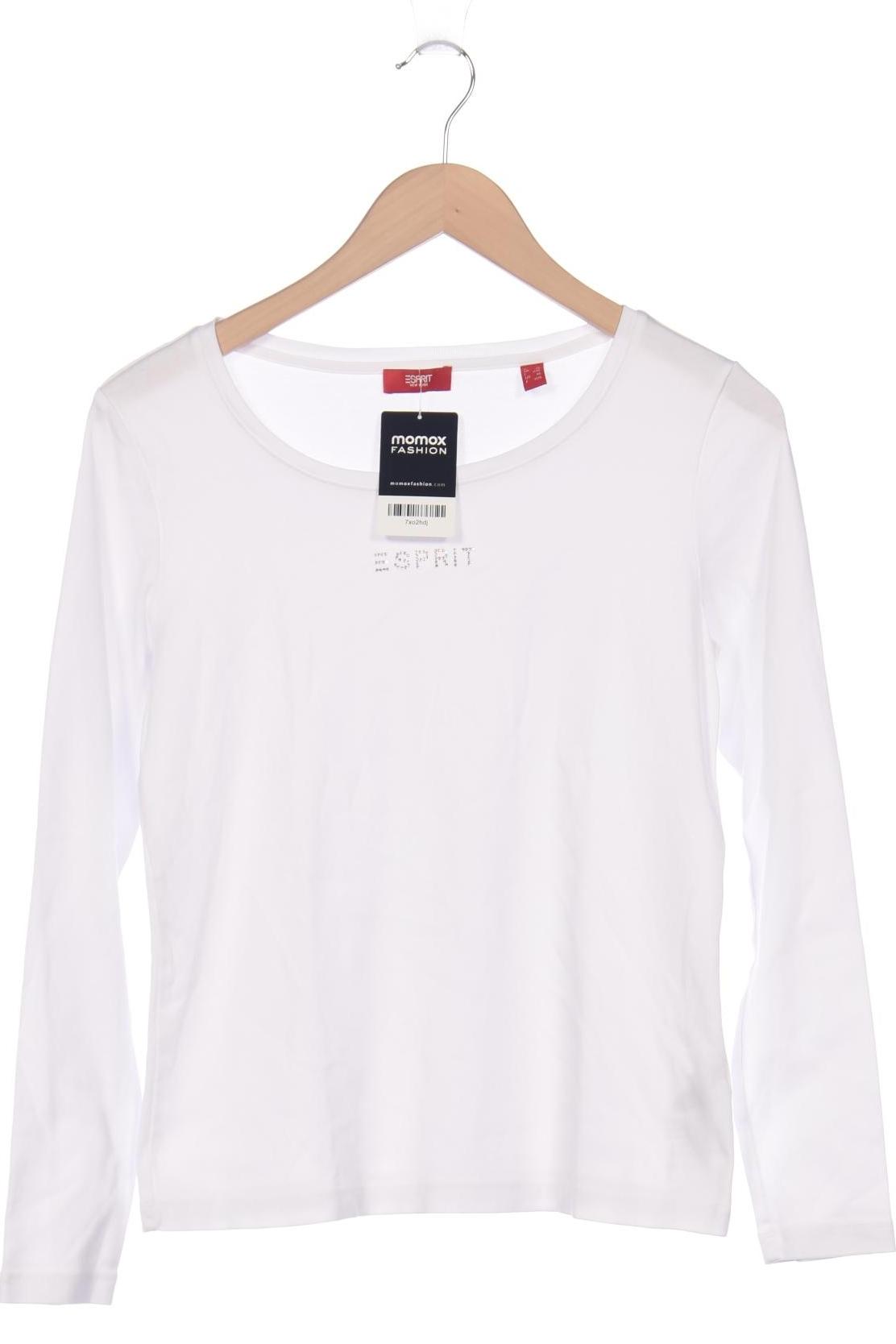 

Esprit Damen Langarmshirt, weiß, Gr. 44