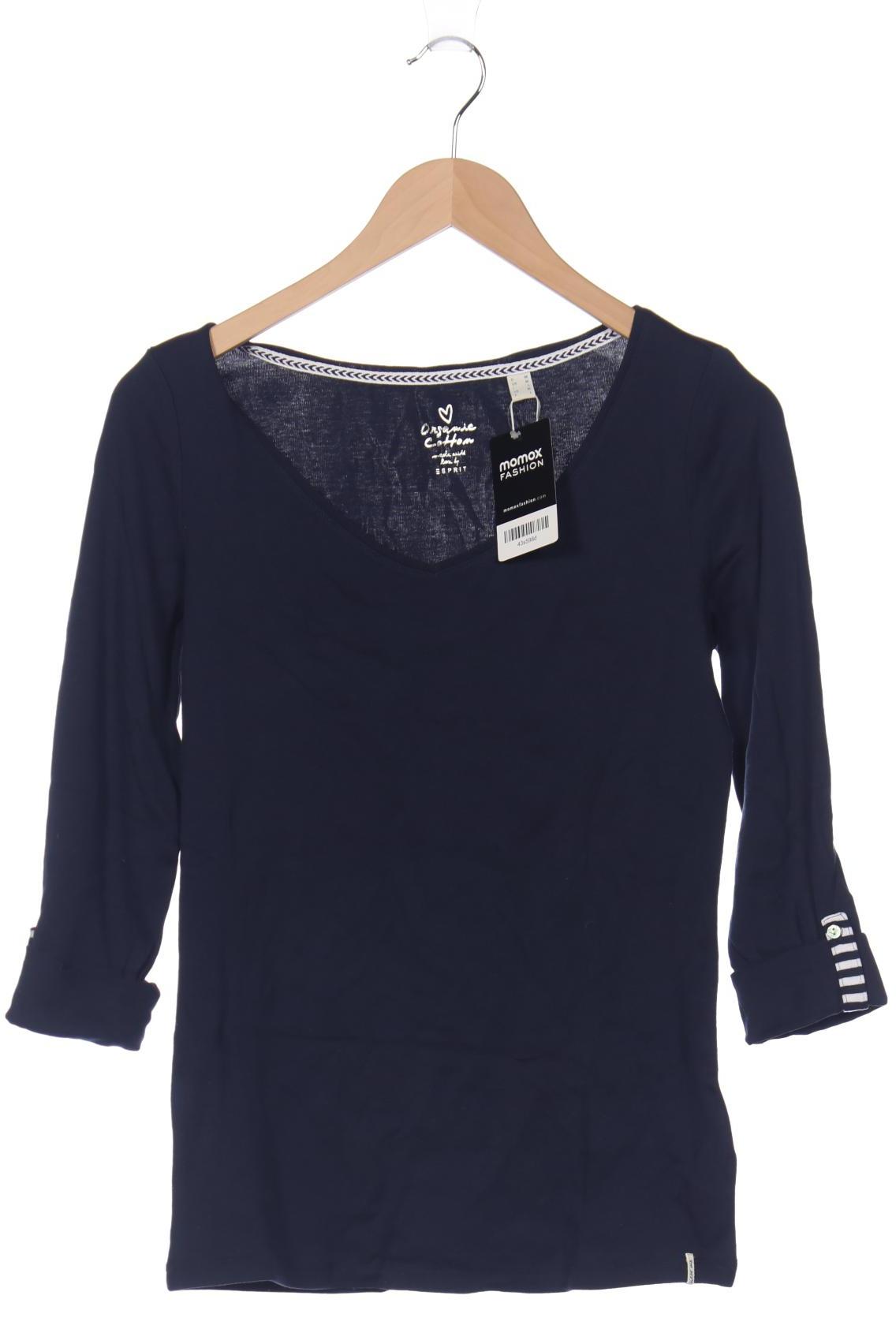 

Esprit Damen Langarmshirt, marineblau, Gr. 38