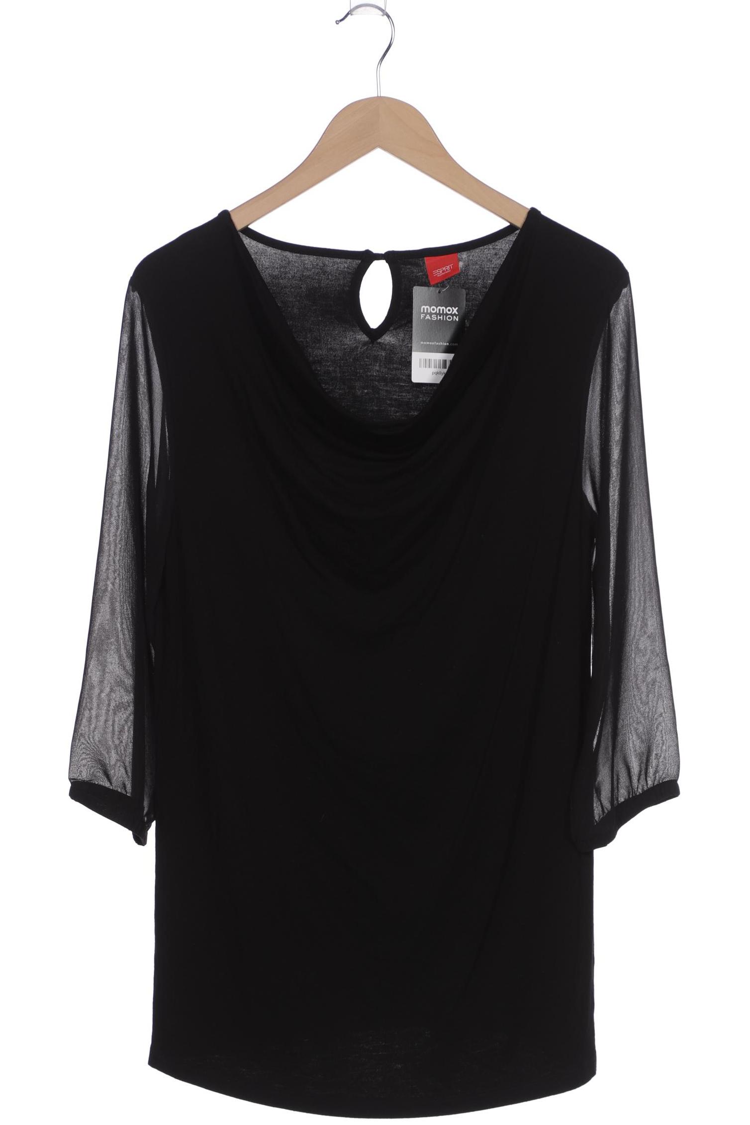 

Esprit Damen Langarmshirt, schwarz, Gr. 44