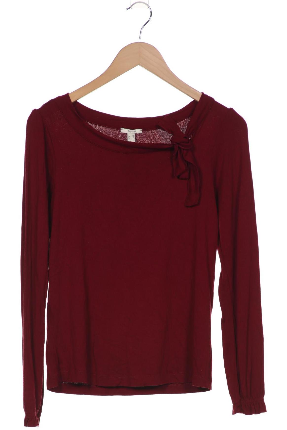 

Esprit Damen Langarmshirt, bordeaux, Gr. 34