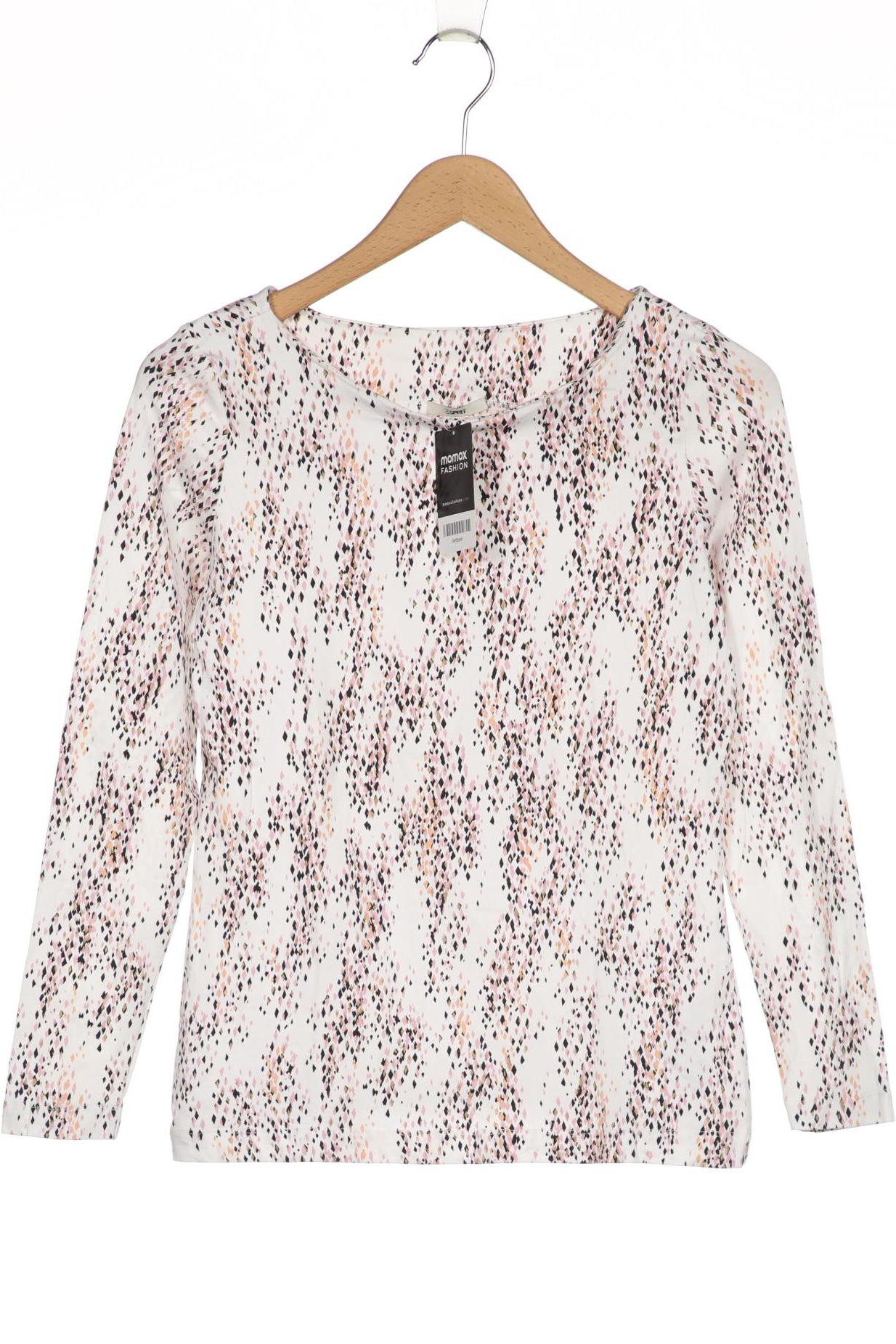 

Esprit Damen Langarmshirt, weiß, Gr. 38