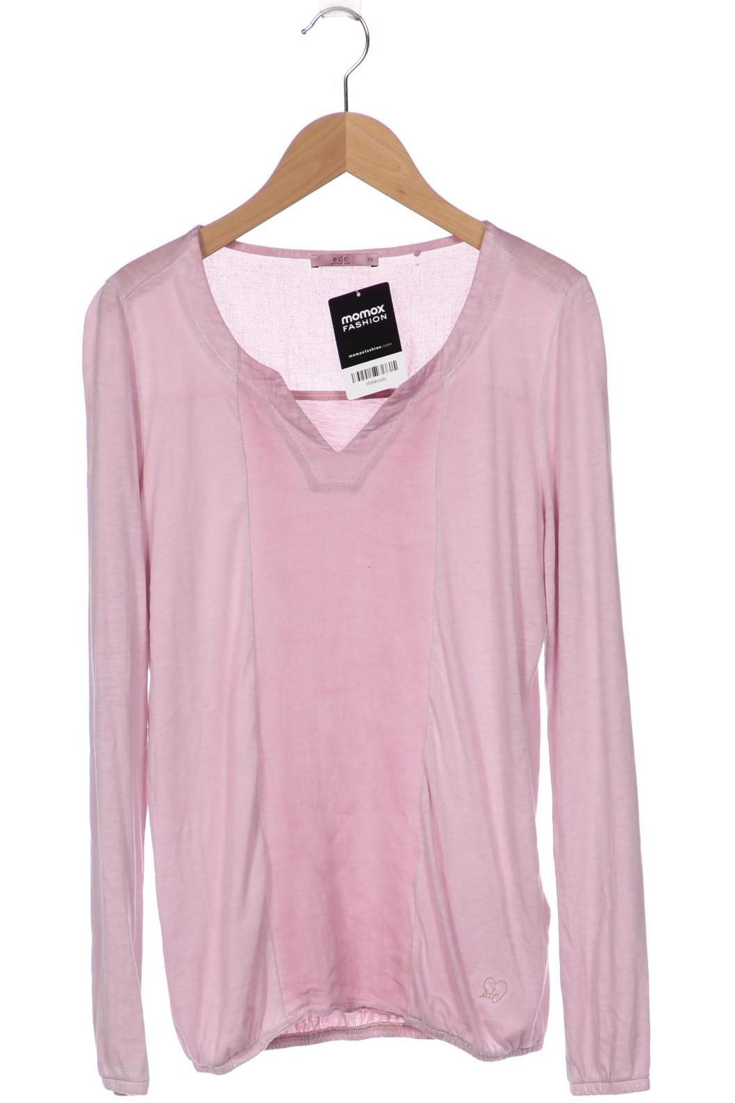 

Esprit Damen Langarmshirt, pink, Gr. 34