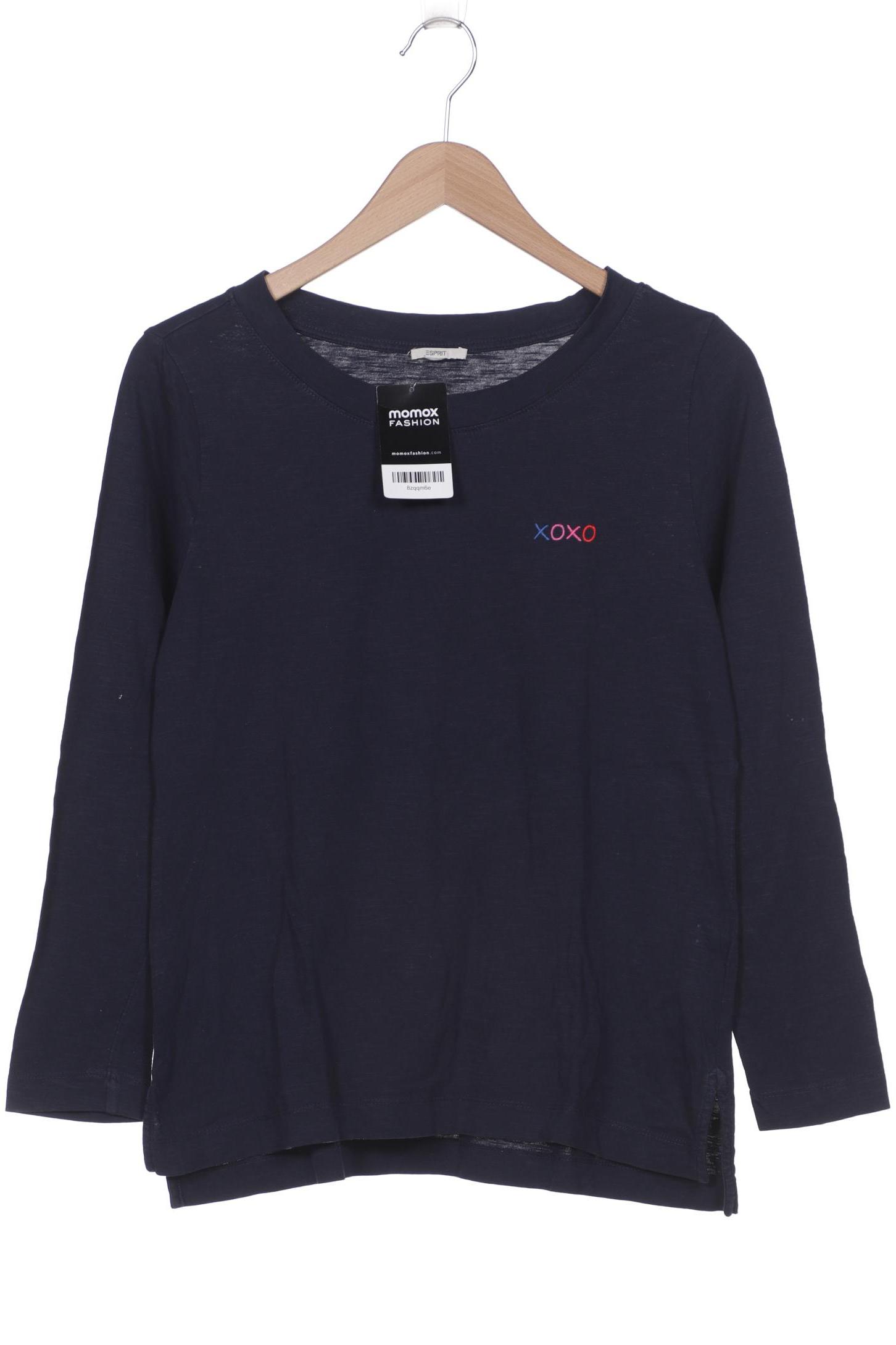 

Esprit Damen Langarmshirt, marineblau, Gr. 38
