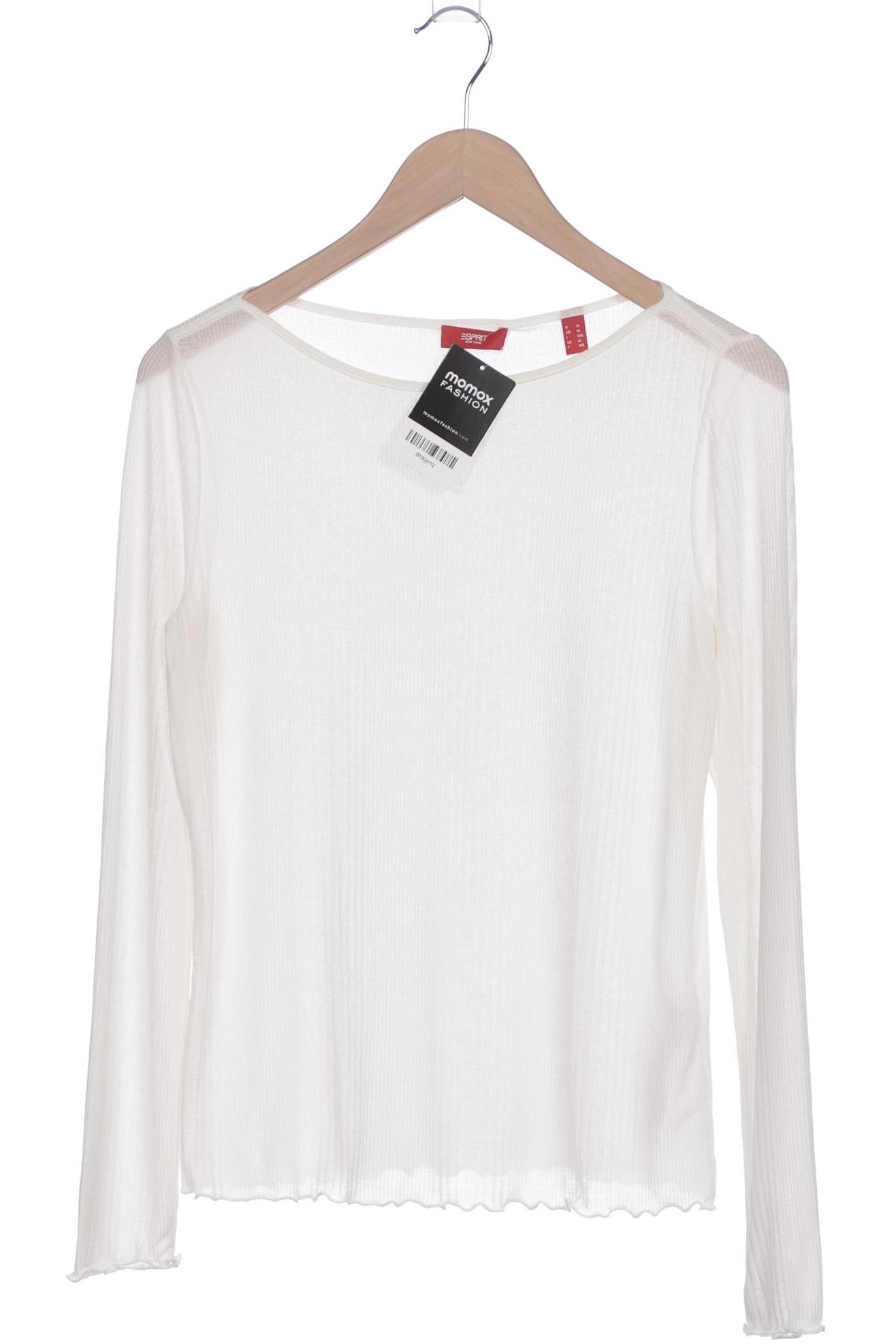 

Esprit Damen Langarmshirt, weiß, Gr. 44