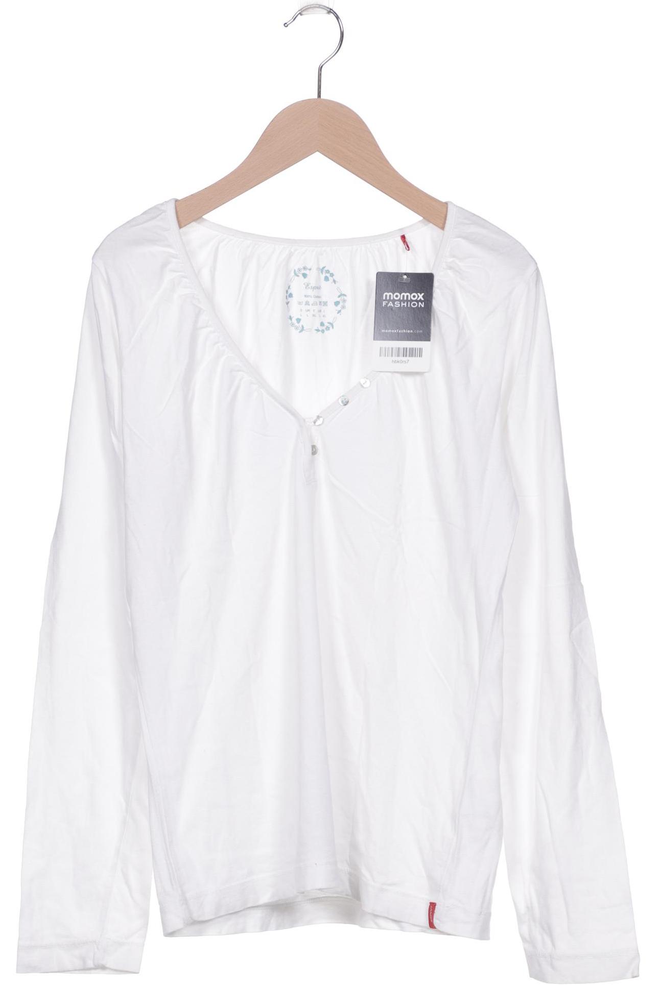 

Esprit Damen Langarmshirt, weiß, Gr. 42