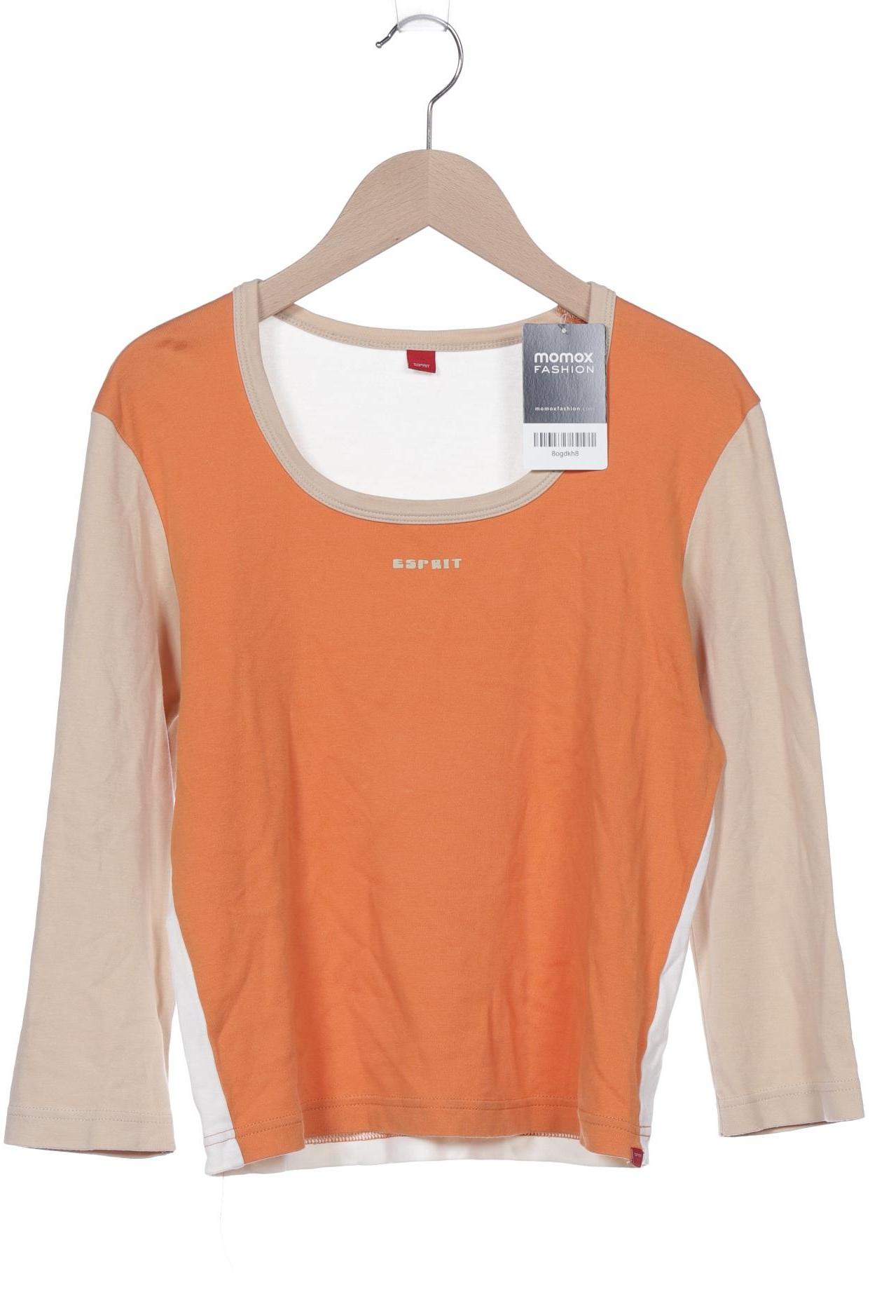 

Esprit Damen Langarmshirt, orange, Gr. 38