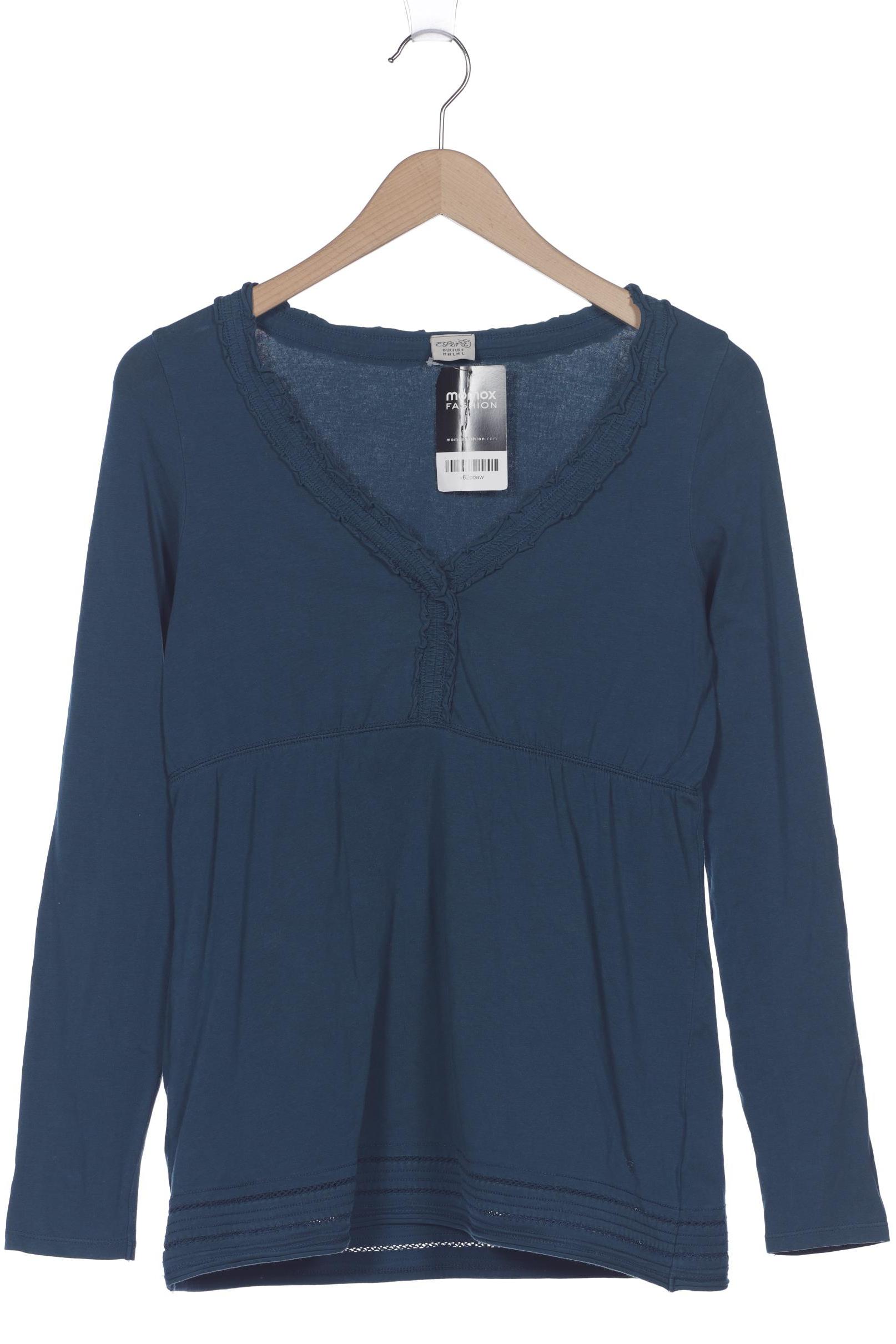 

Esprit Damen Langarmshirt, türkis, Gr. 38