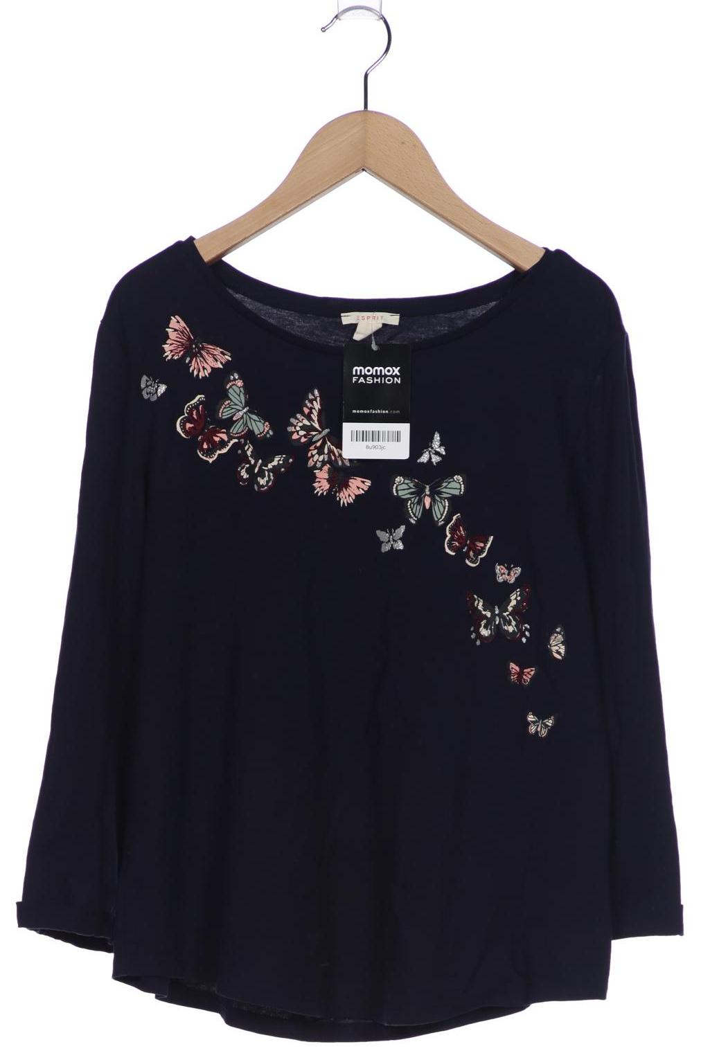 

Esprit Damen Langarmshirt, marineblau, Gr. 42