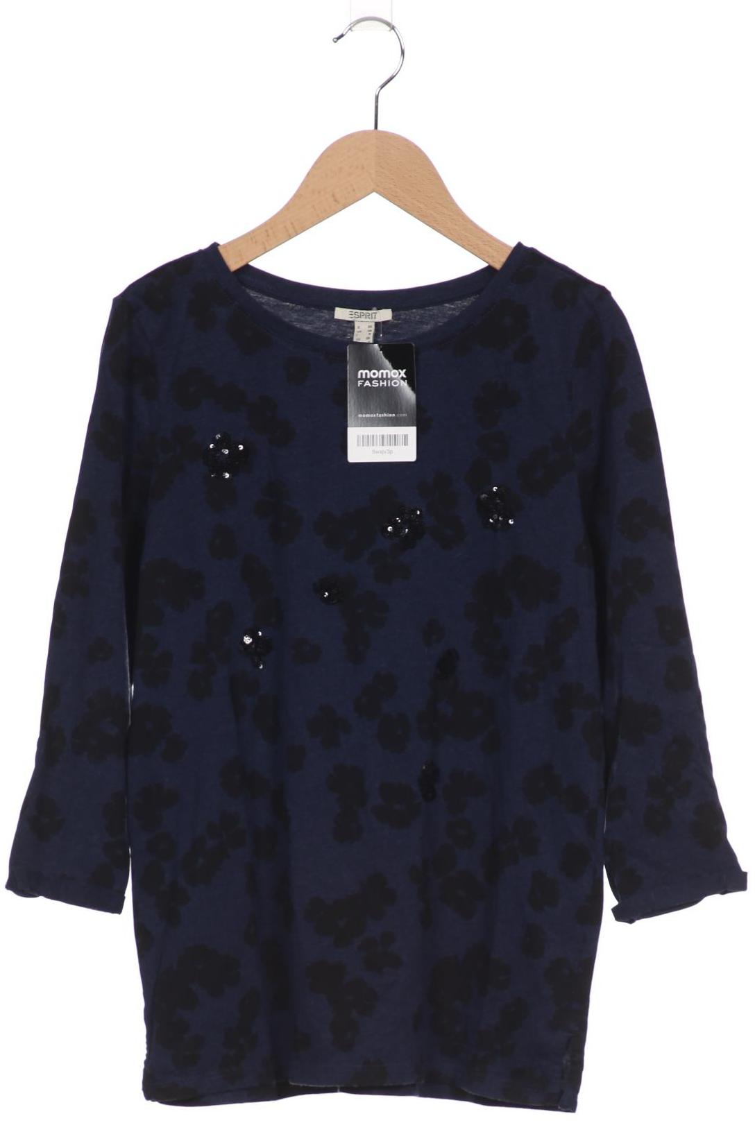 

Esprit Damen Langarmshirt, marineblau, Gr. 34