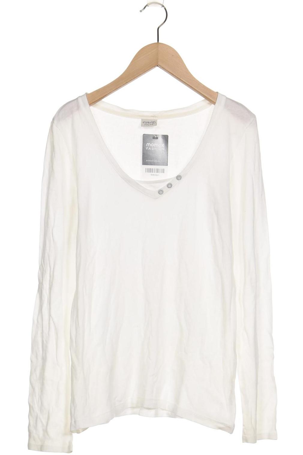 

Esprit Damen Langarmshirt, weiß, Gr. 42