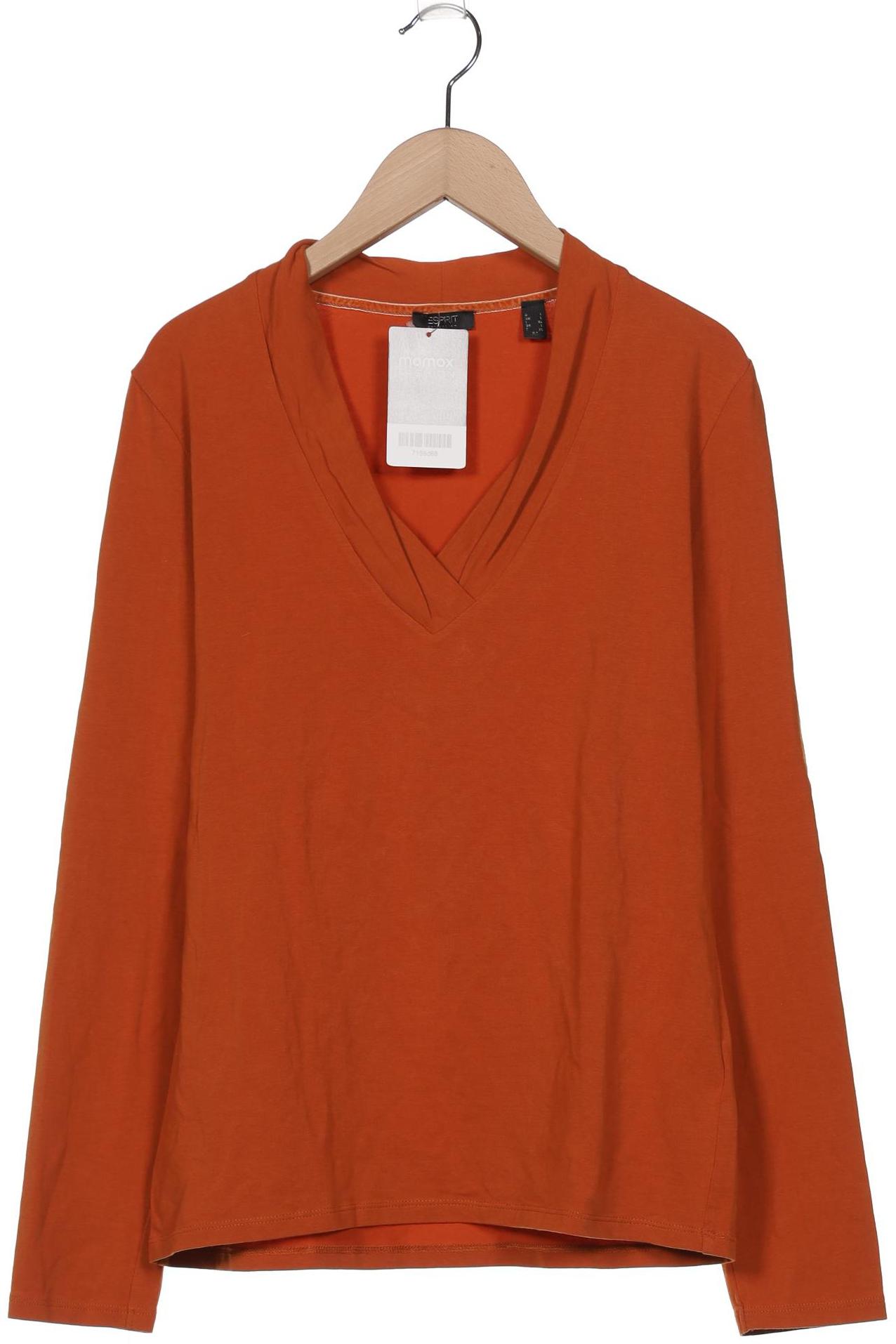 

Esprit Damen Langarmshirt, orange, Gr. 42