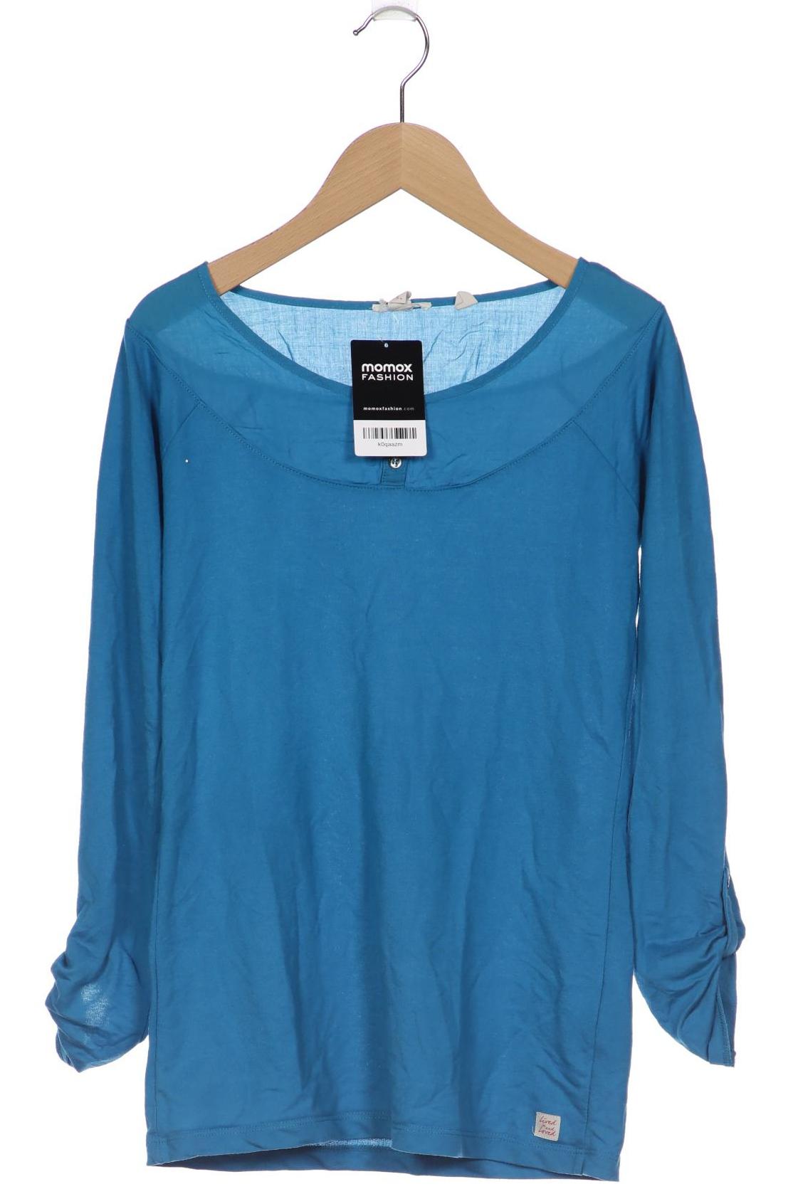 

Esprit Damen Langarmshirt, blau, Gr. 34